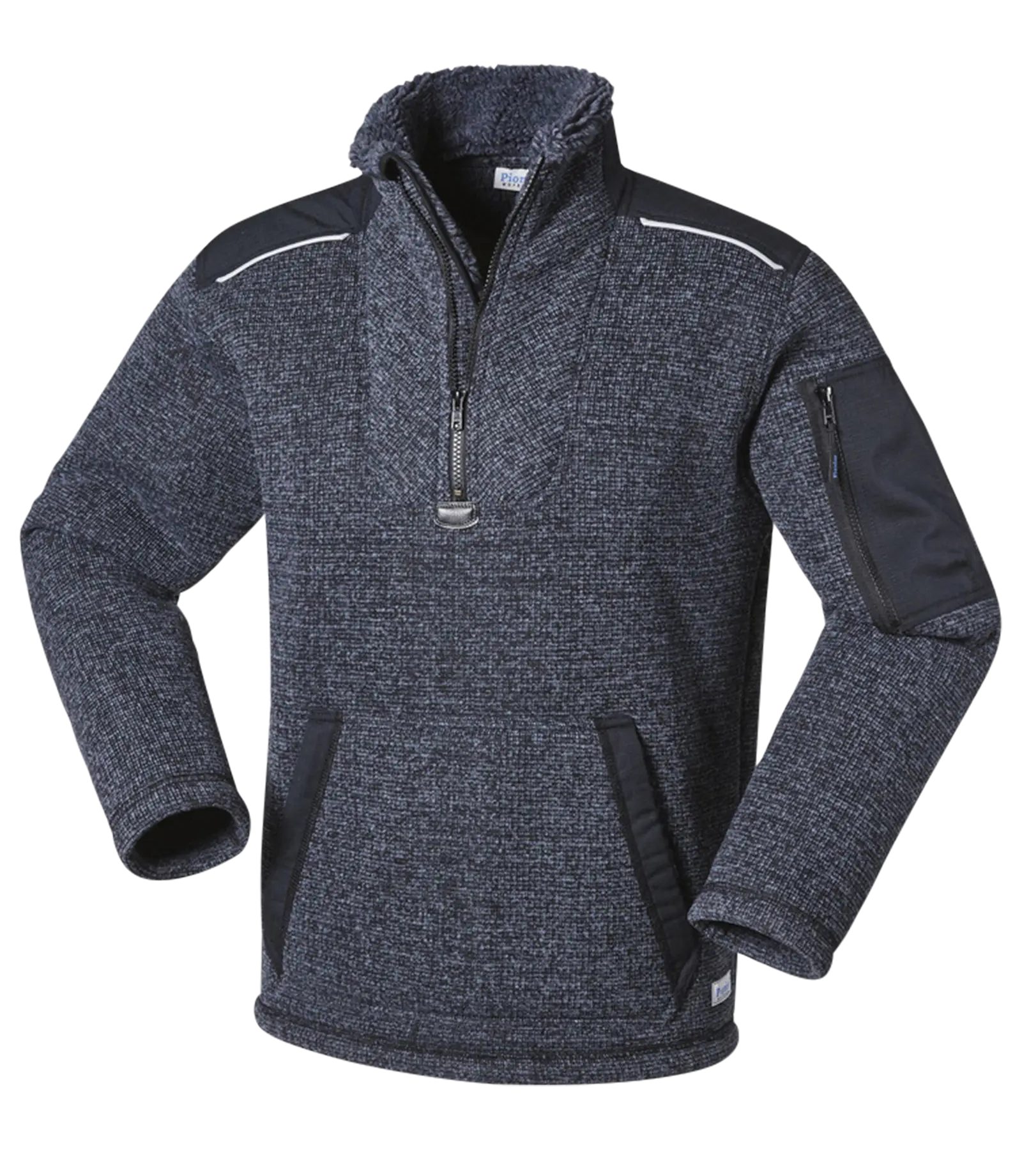 PIONIER WORKWEAR Troyer Pionier Workwear Strick Troyer wärmende Innenseite 82001
