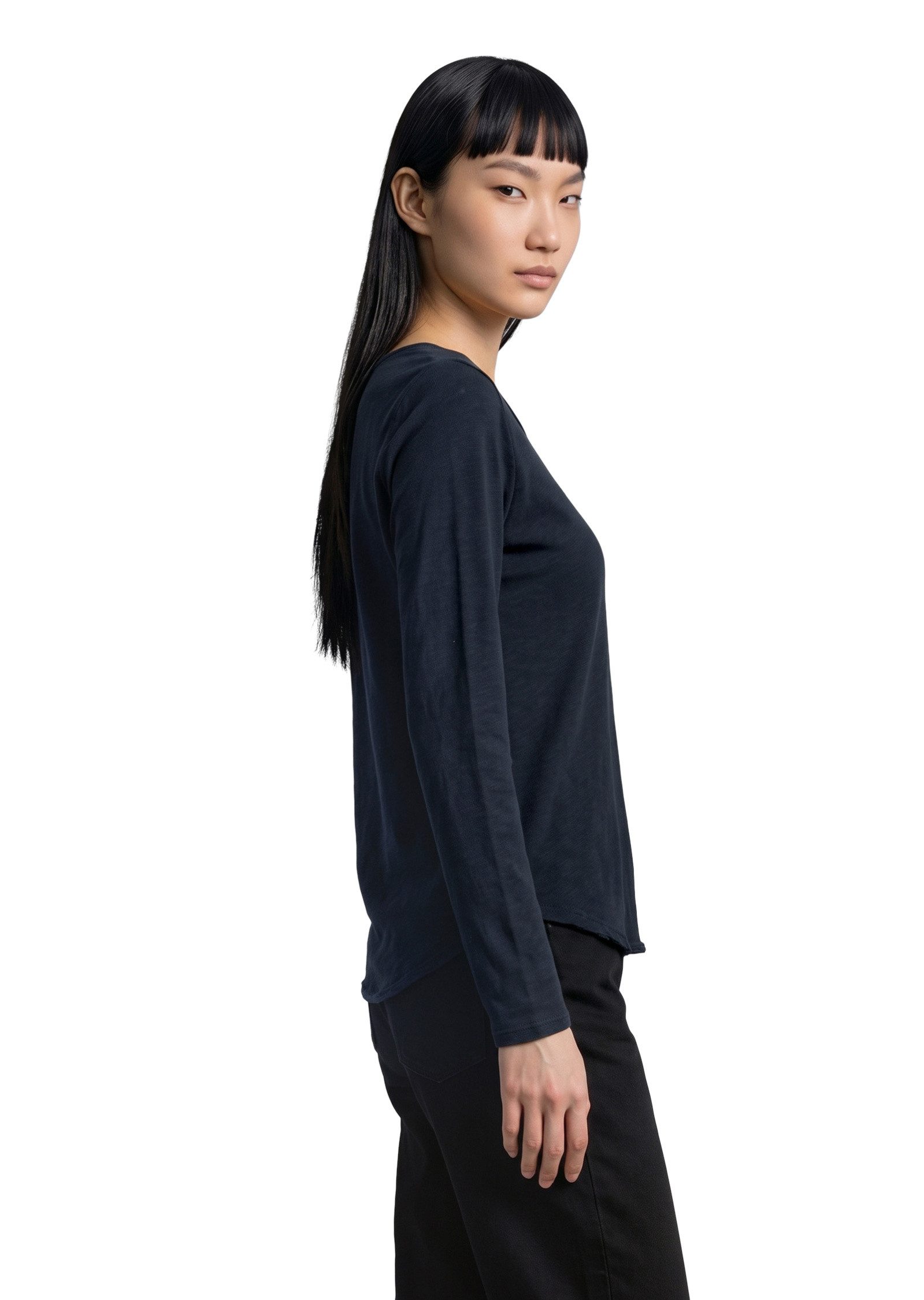 Marc O'Polo DENIM Langarmshirt aus Organic Cotton