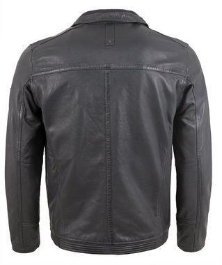 Redpoint Lederjacke Benjamin Echtleder Herren Lederjacke Lammnappa anthra