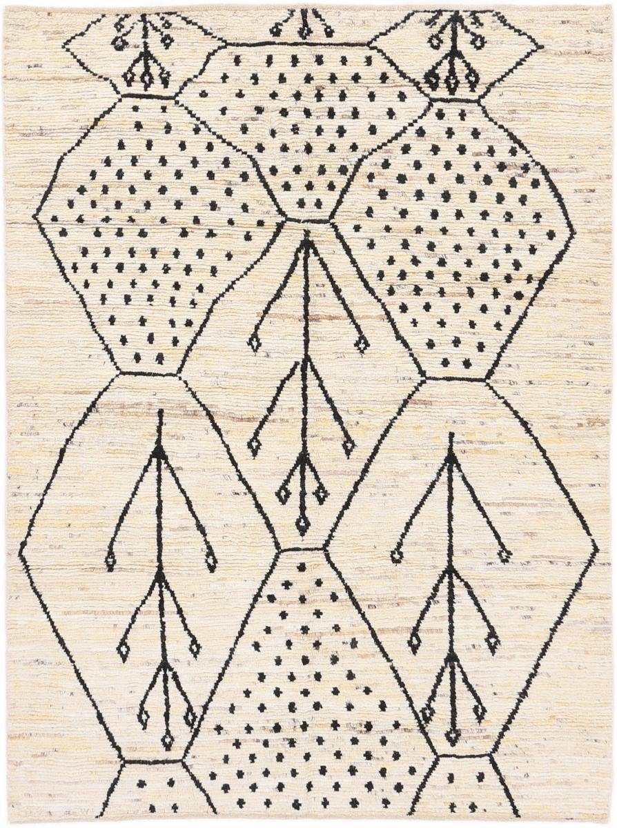 Orientteppich Berber Marrocon Atlas 197x260 Handgeknüpfter Moderner Orientteppich, Nain Trading, rechteckig, Höhe: 20 mm