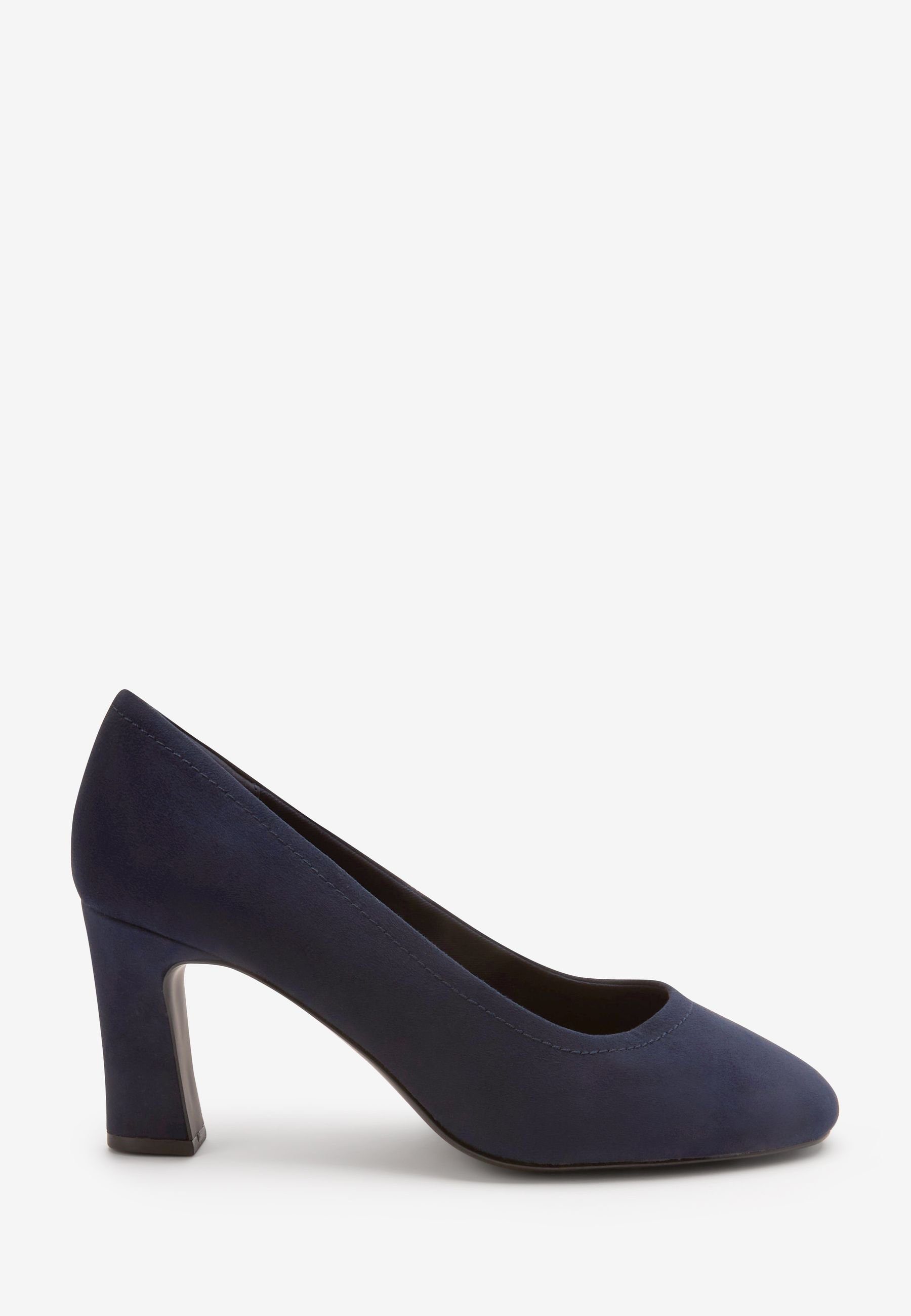 Next Forever Comfort runde Pumps mit Blockabsatz Pumps (1-tlg) Navy Blue