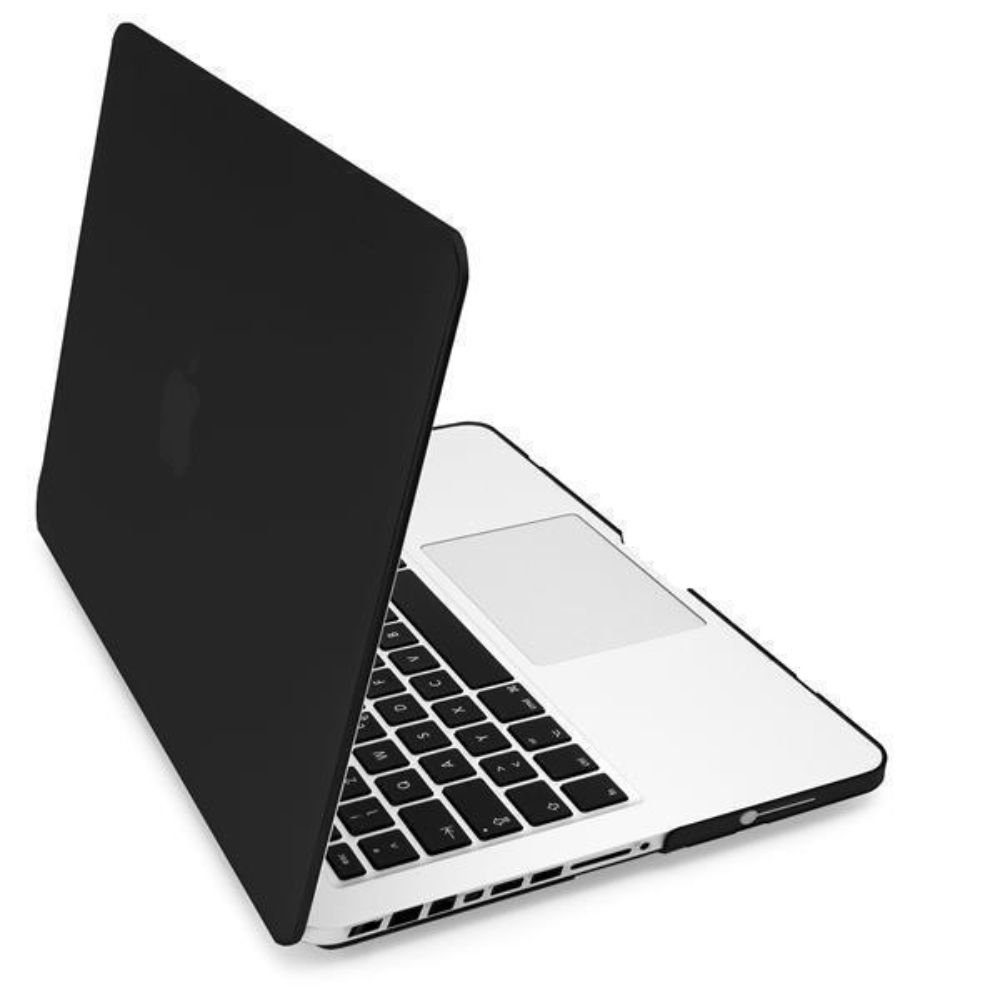 MyGadget Laptop-Hülle »Hülle Hardcase [Matt] Schutzhülle Hartschale Cover«,  MyGadget Hülle [ Matt ] für Apple MacBook Pro 13 Zoll - ab 2008 bis 2012 -  (Model : A1278) - Schutzhülle Cover - Schwarz