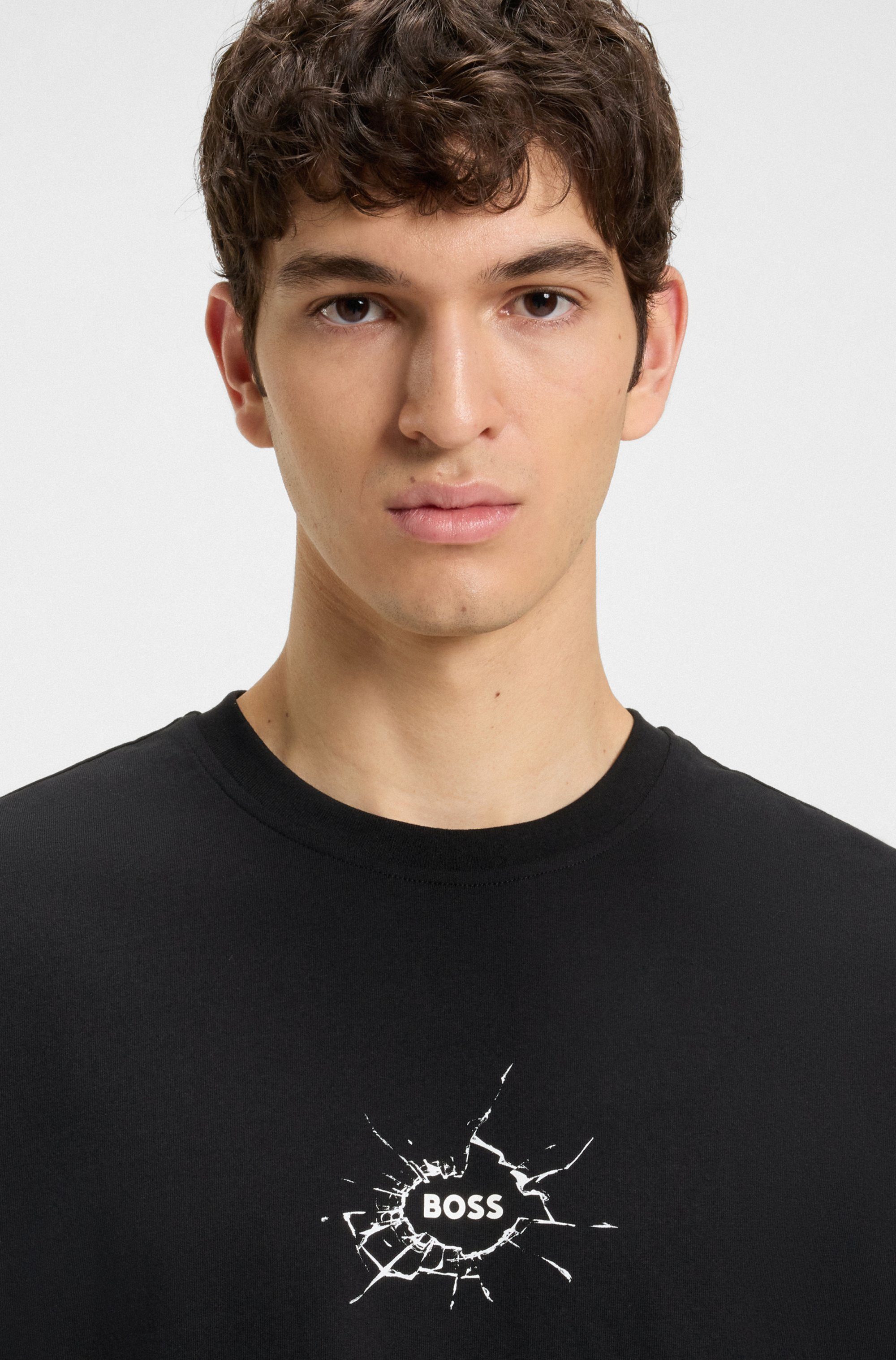 BOSS ORANGE T-Shirt Te voyage mit günstig online kaufen