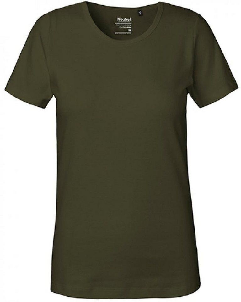 Neutral Rundhalsshirt Damen Interlock T-Shirt / 100% Fairtrade Baumwolle