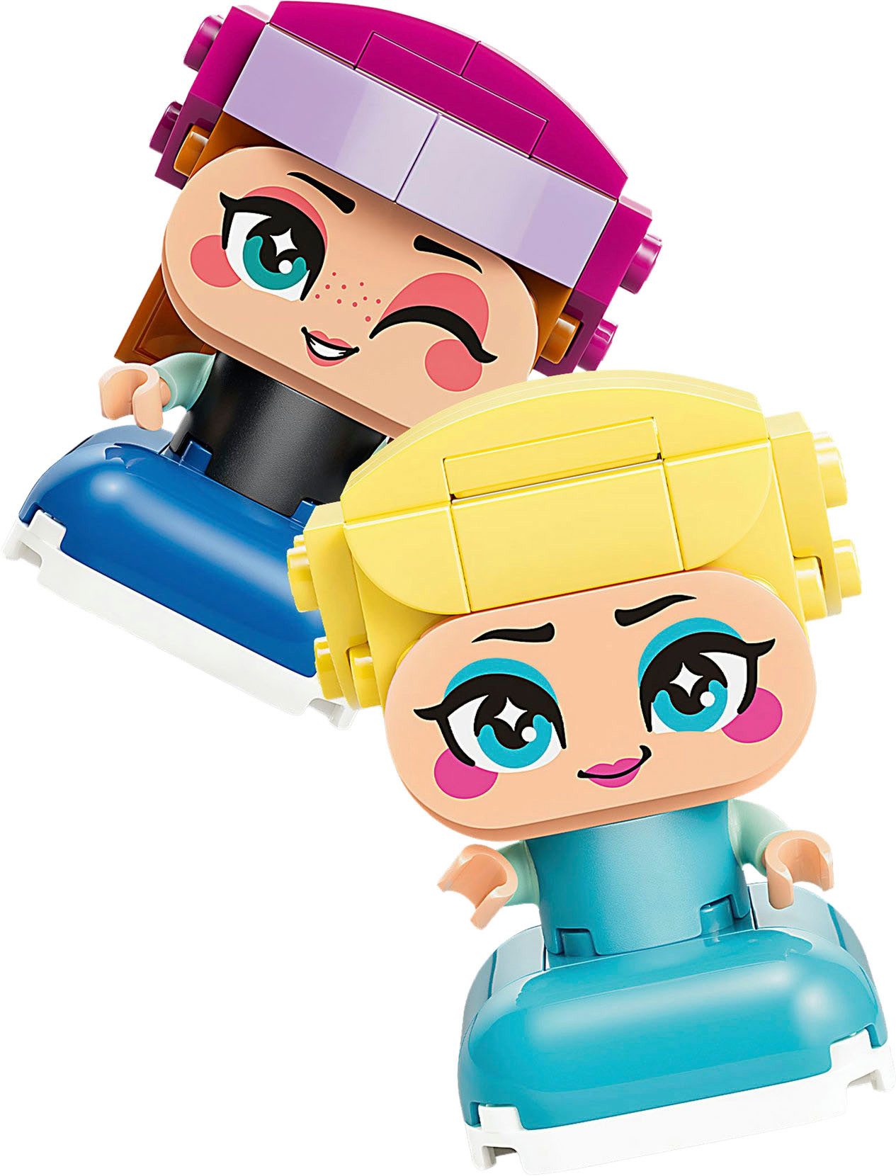 LEGO® Die Mini-Prinzessinnen Anna und Elsa (43284), LEGO Disney Princess Konstruktionsspielsteine, (65 St) – Bild 4 von 5