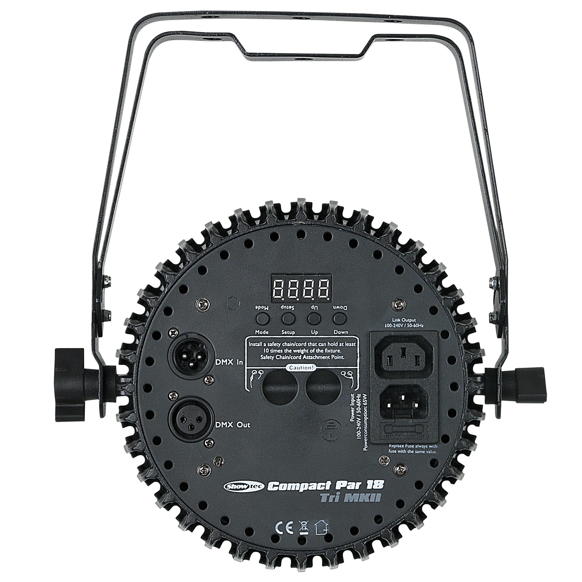 Showgear Discolicht Showtec Compact Par 18 MKII 18x 3 W RGB LED PAR - schwarz