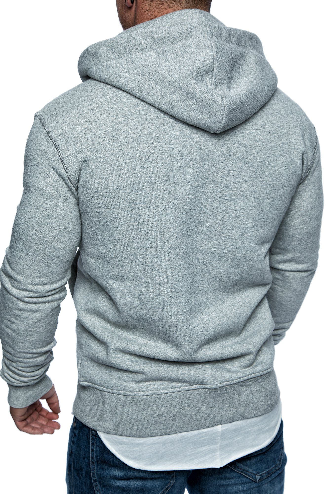 Amaci&Sons Kapuzenpullover TALLAHASSEE Herren Zipper Hoodie Herren Basic Kontrast Sweatjacke Pullover Hoodie Sweatshirt