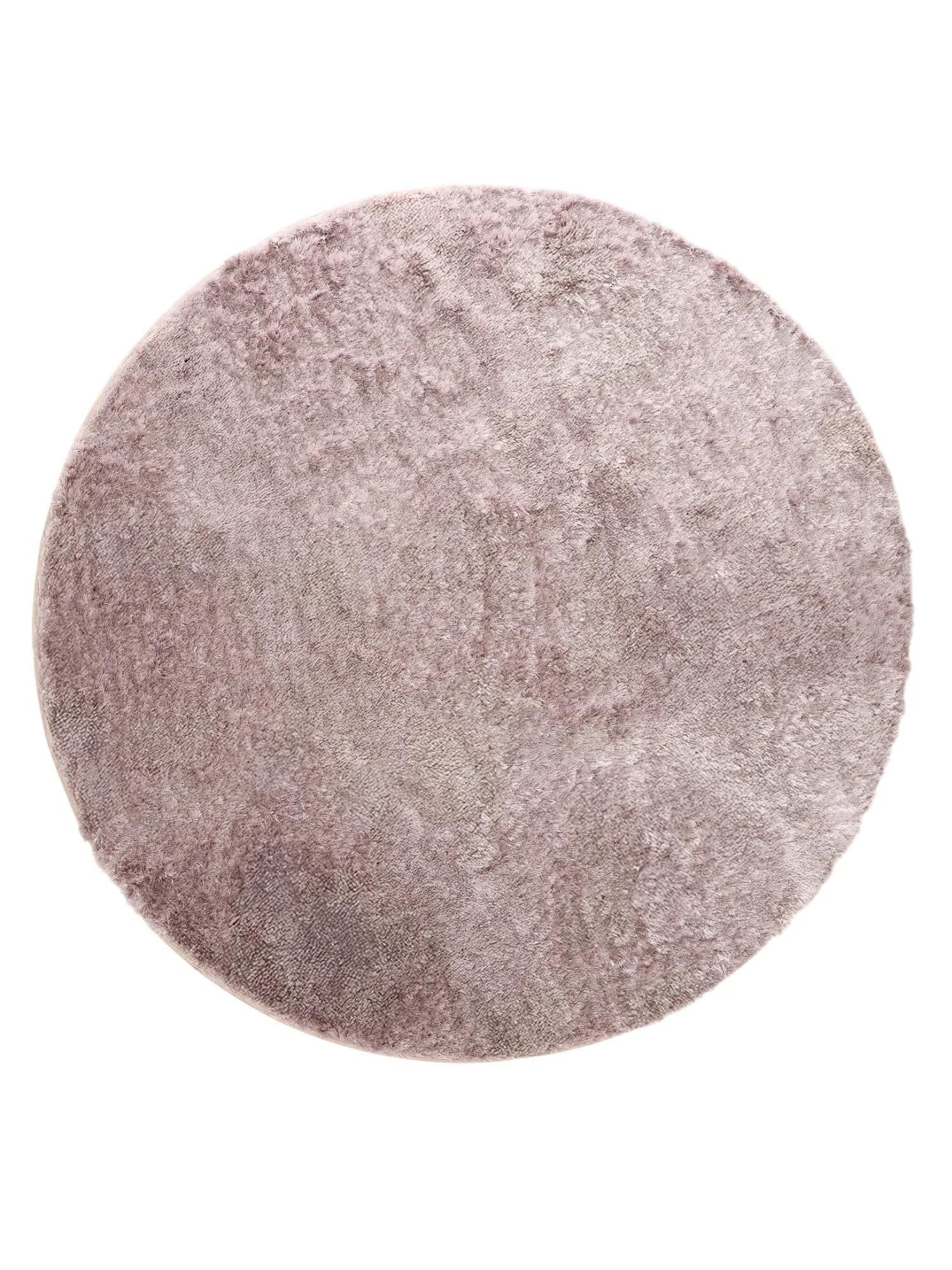 benuta Teppich Whisper, rund, Höhe: 31 mm, Hochflorteppich Wohnzimmer, Schlafzimmer, Esszimmer, Flur, Weich