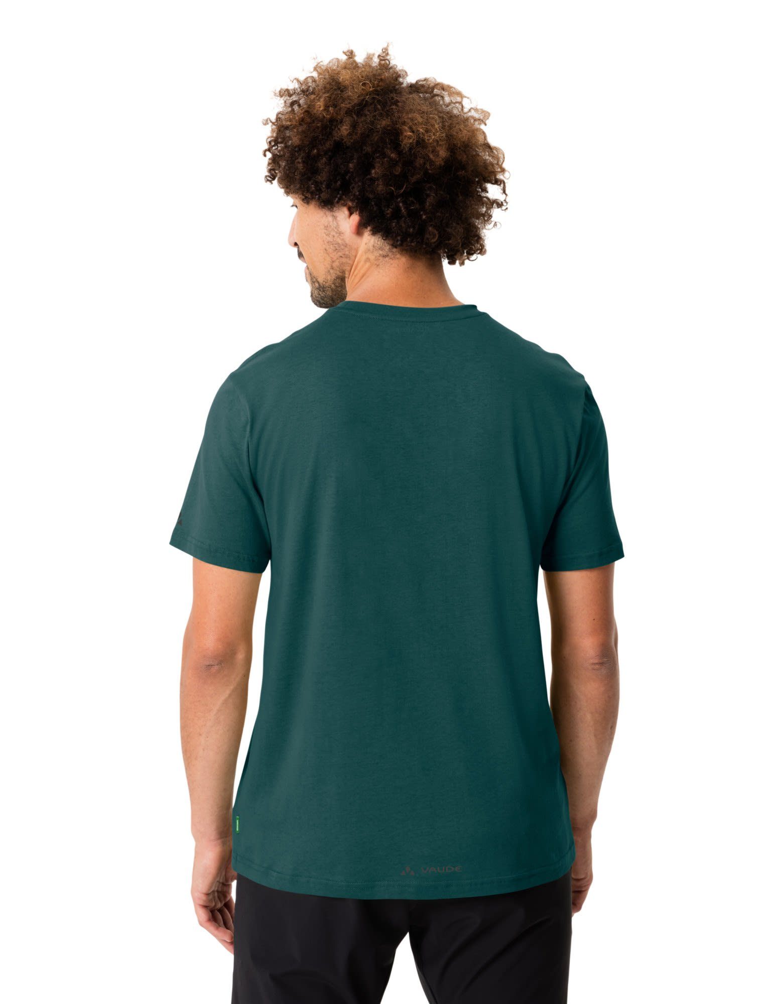 Mens Kurzarm-Shirt T-Shirt VAUDE T-shirt Green Mallard Herren Cyclist V Vaude