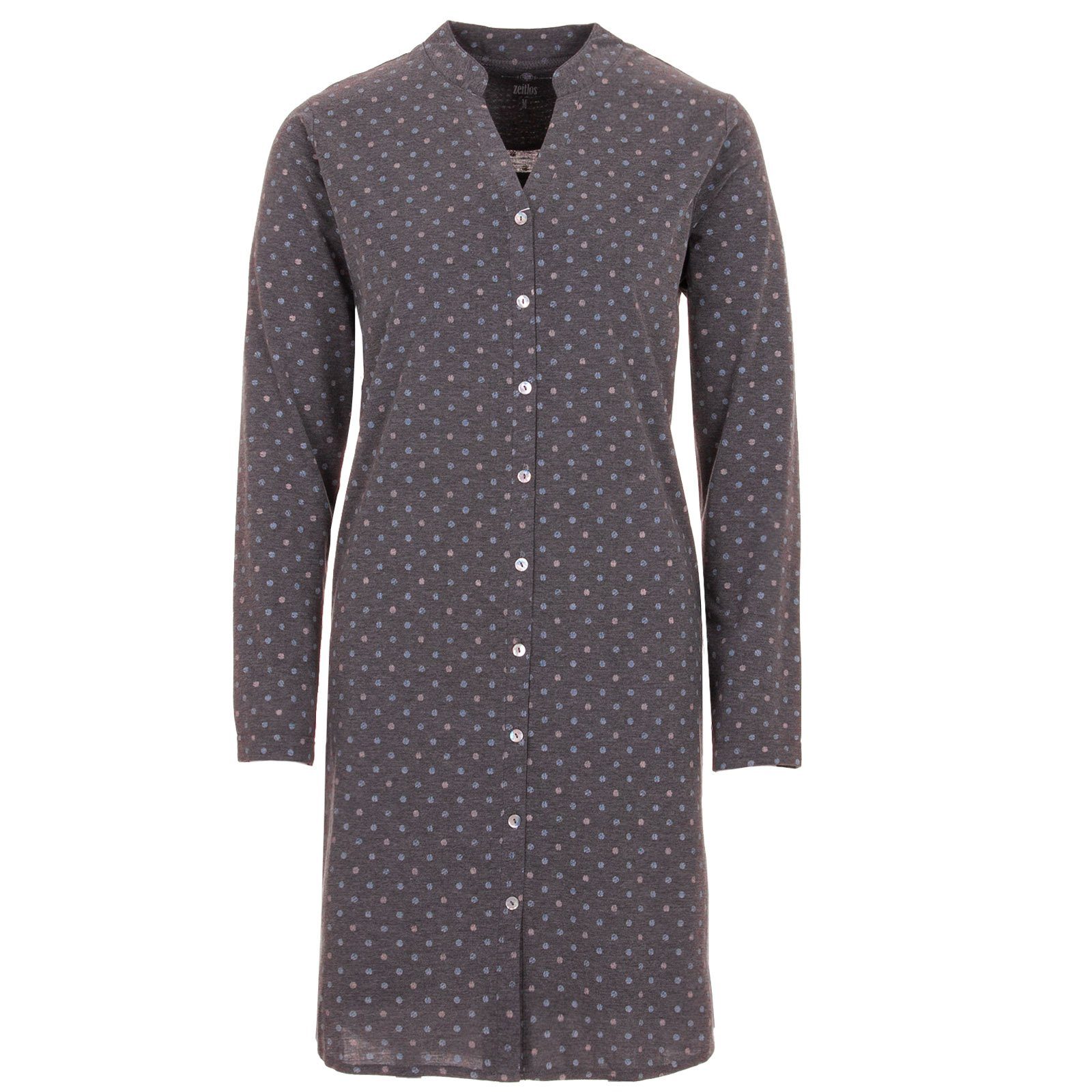 zeitlos Nachthemd Nachthemd Langarm - Emma Knopfleiste günstig online kaufen