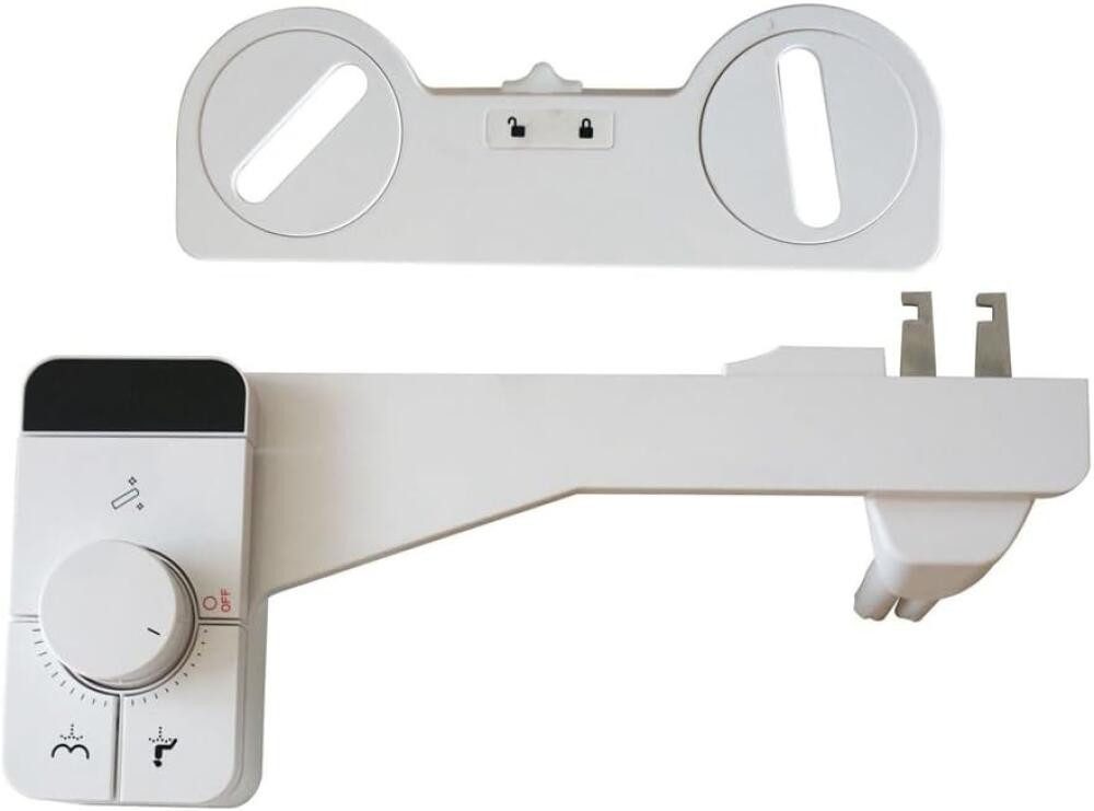 FELIXLEO Bidetarmatur 1Set Bidet Toilettensitz Sprühdeckel Aufsatz Weiß 3/8 Zoll. (1-St)