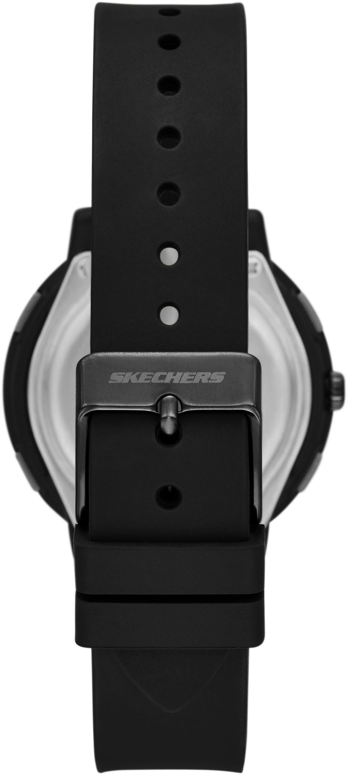 Skechers Chronograph SALERNO SR6328, Quarzuhr, Armbanduhr, Damenuhr, Silikonarmband, analog, digital