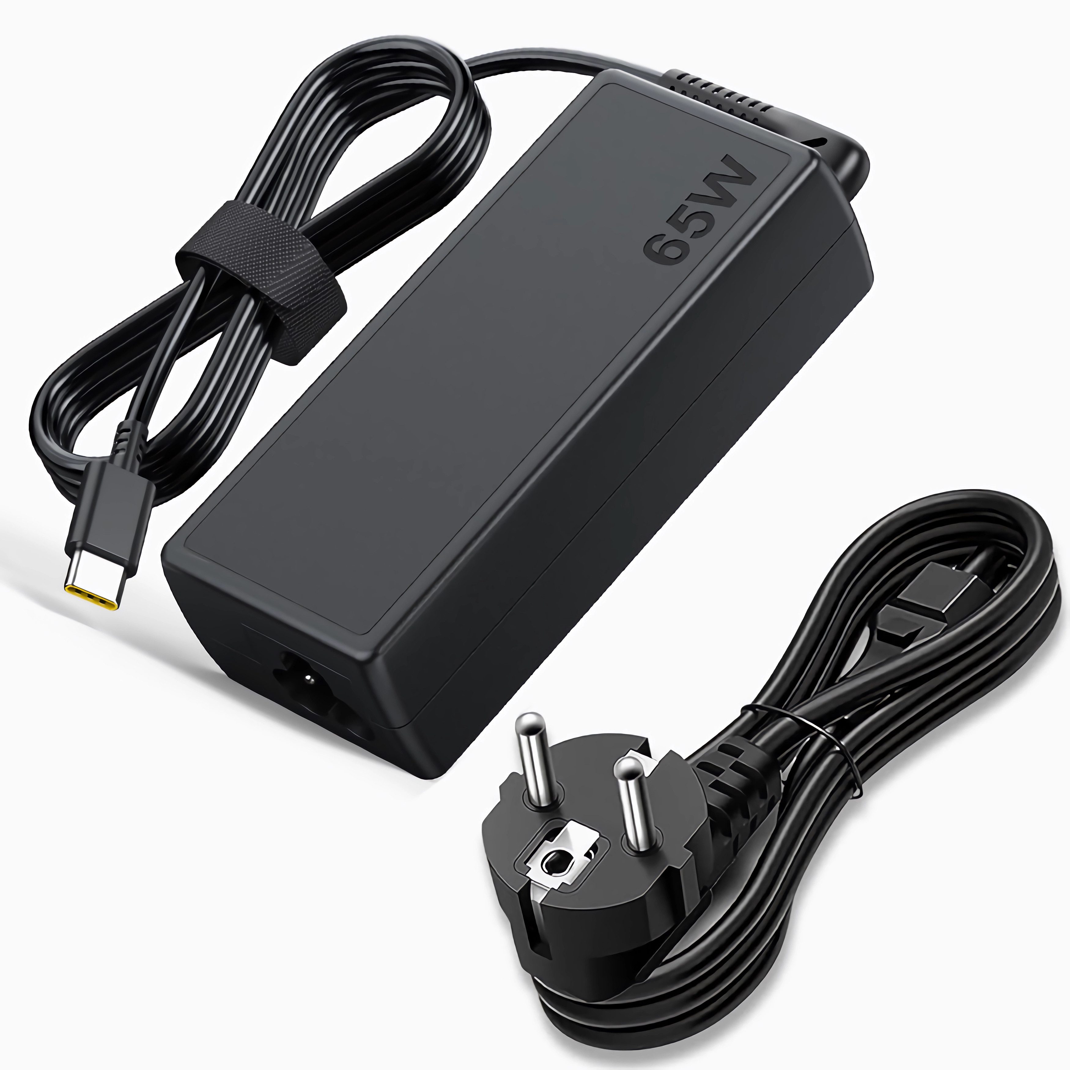 Bolwins K48C 65W Netzteil USB-C Ladegerät 20V 15V12V9V5V Laptop Lenovo HP ASUS Notebook-Netzteil (65 W Ladeleistung Automatische Leistungsanpassung Kurzschlussschutz)