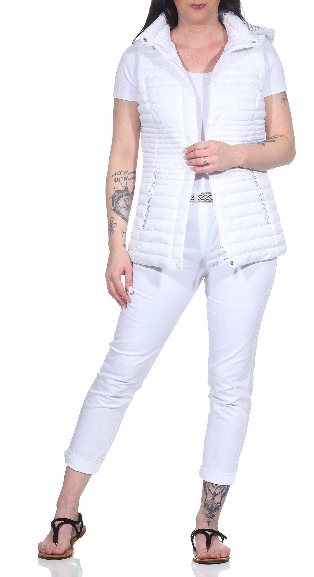 Aurela Damenmode Steppweste Damen Weste leichte günstig online kaufen
