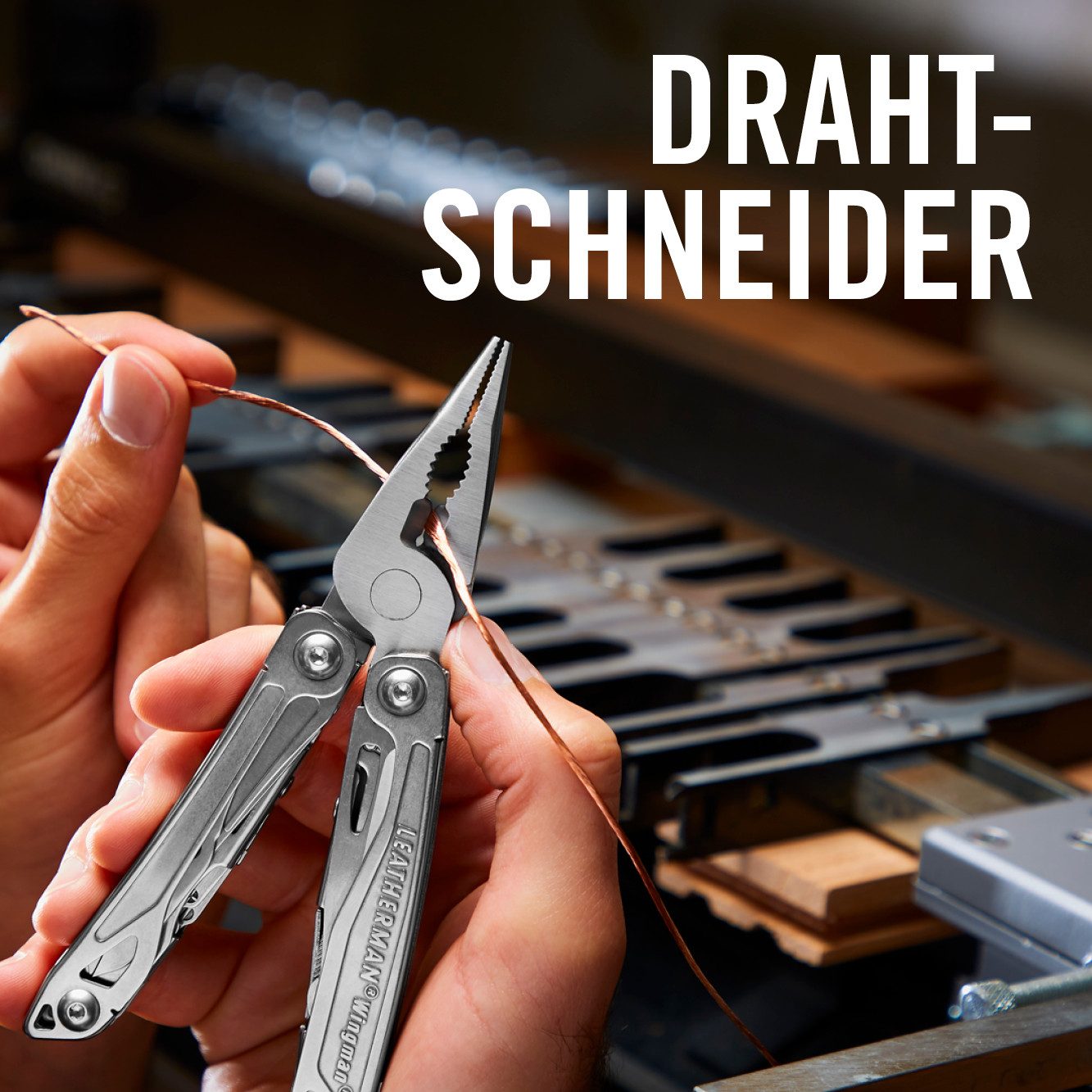 Leatherman Multitool Leatherman Wingman Multi-Tool - 14 Tools - Edelstahl
