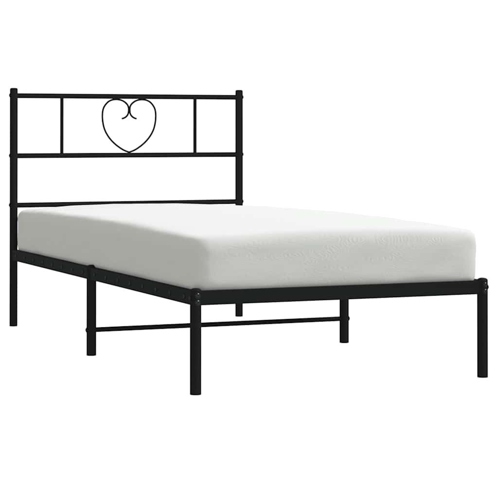 vidaXL Bett Bettgestell mit Kopfteil Metall günstig online kaufen