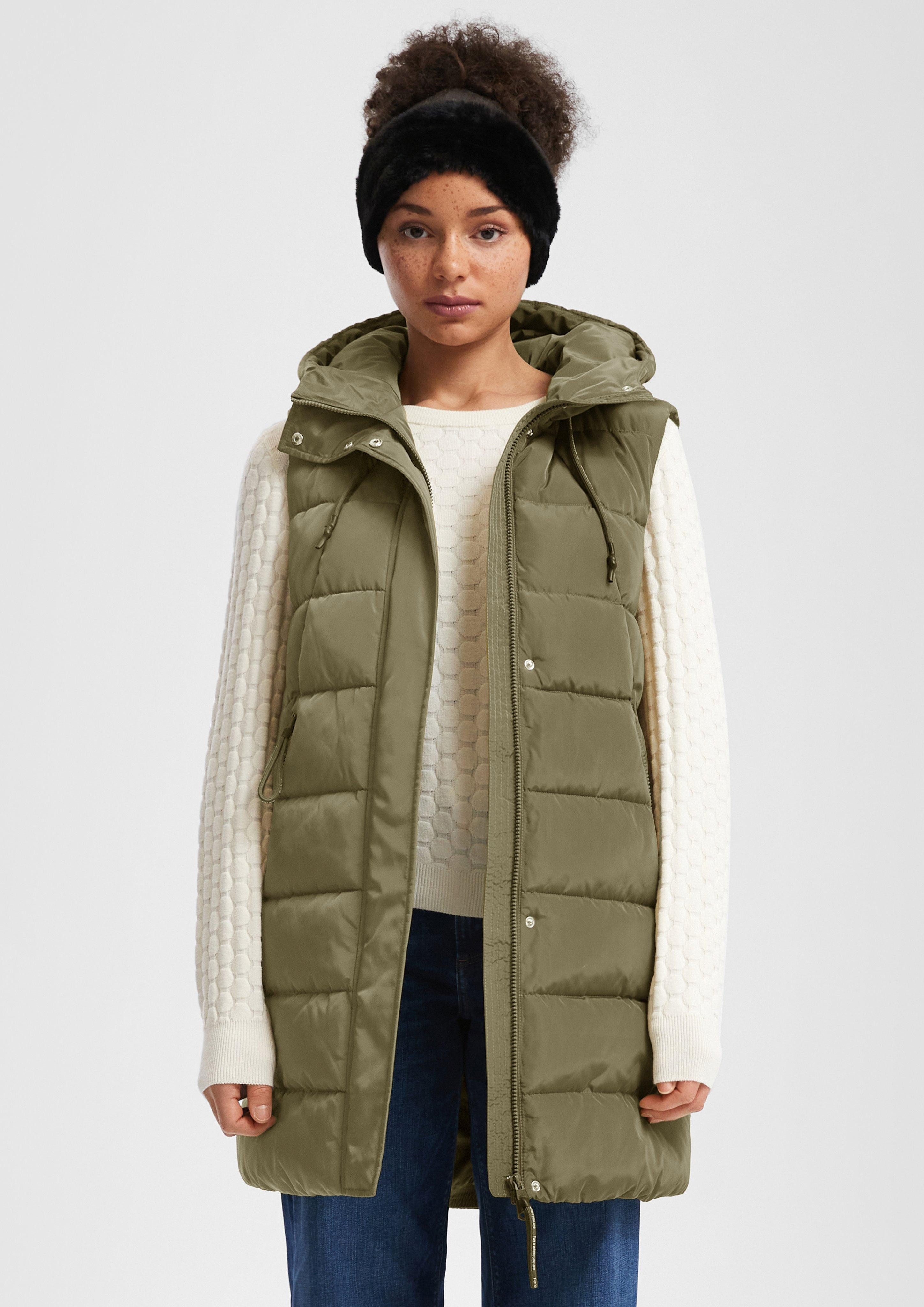 QS Funktionsweste Warm wattierte Steppweste mit günstig online kaufen