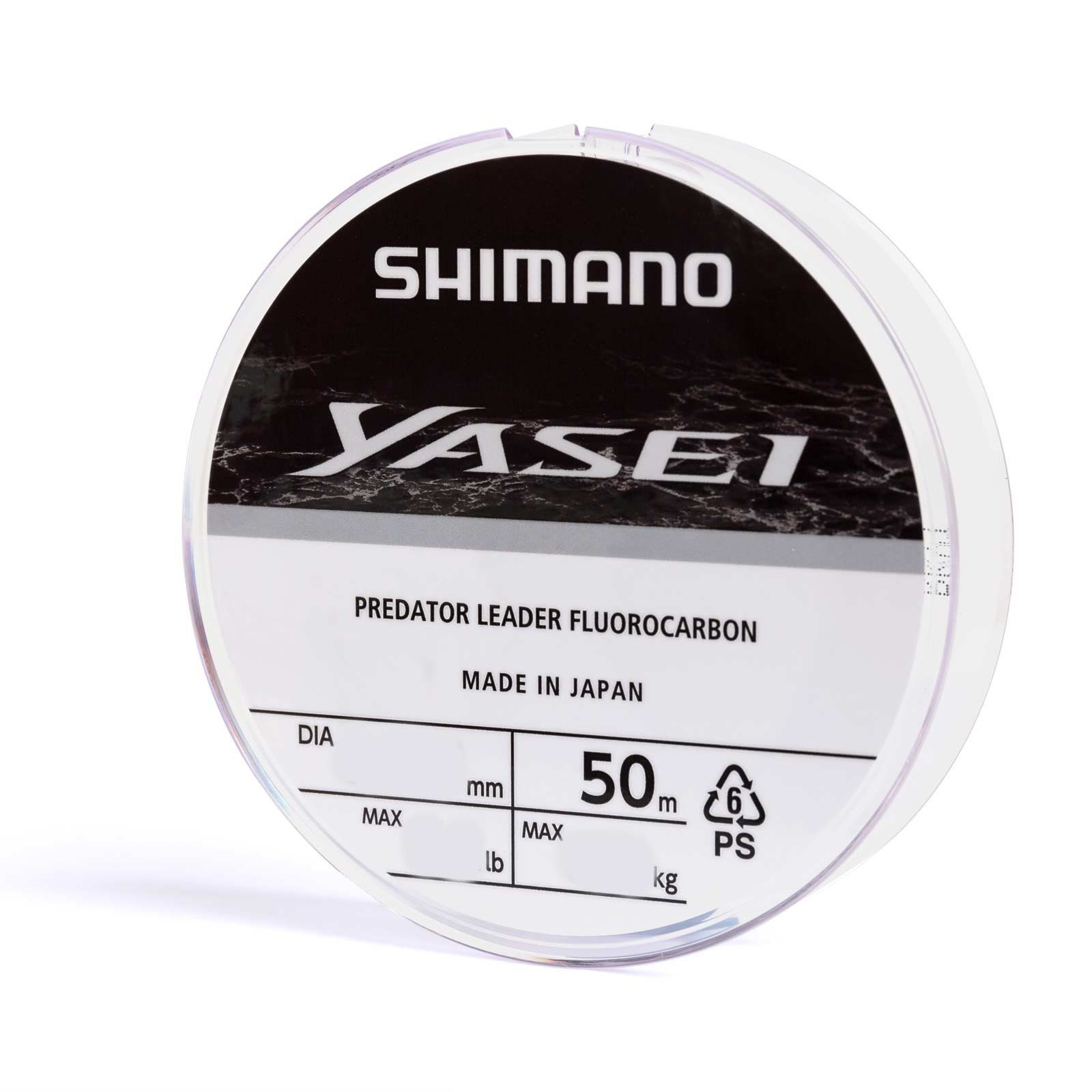 Shimano Vorfachschnur, 50 m Länge, Shimano Yasei Predator Fluoro 50m 0,22mm 3,59kg Vorfachschnur