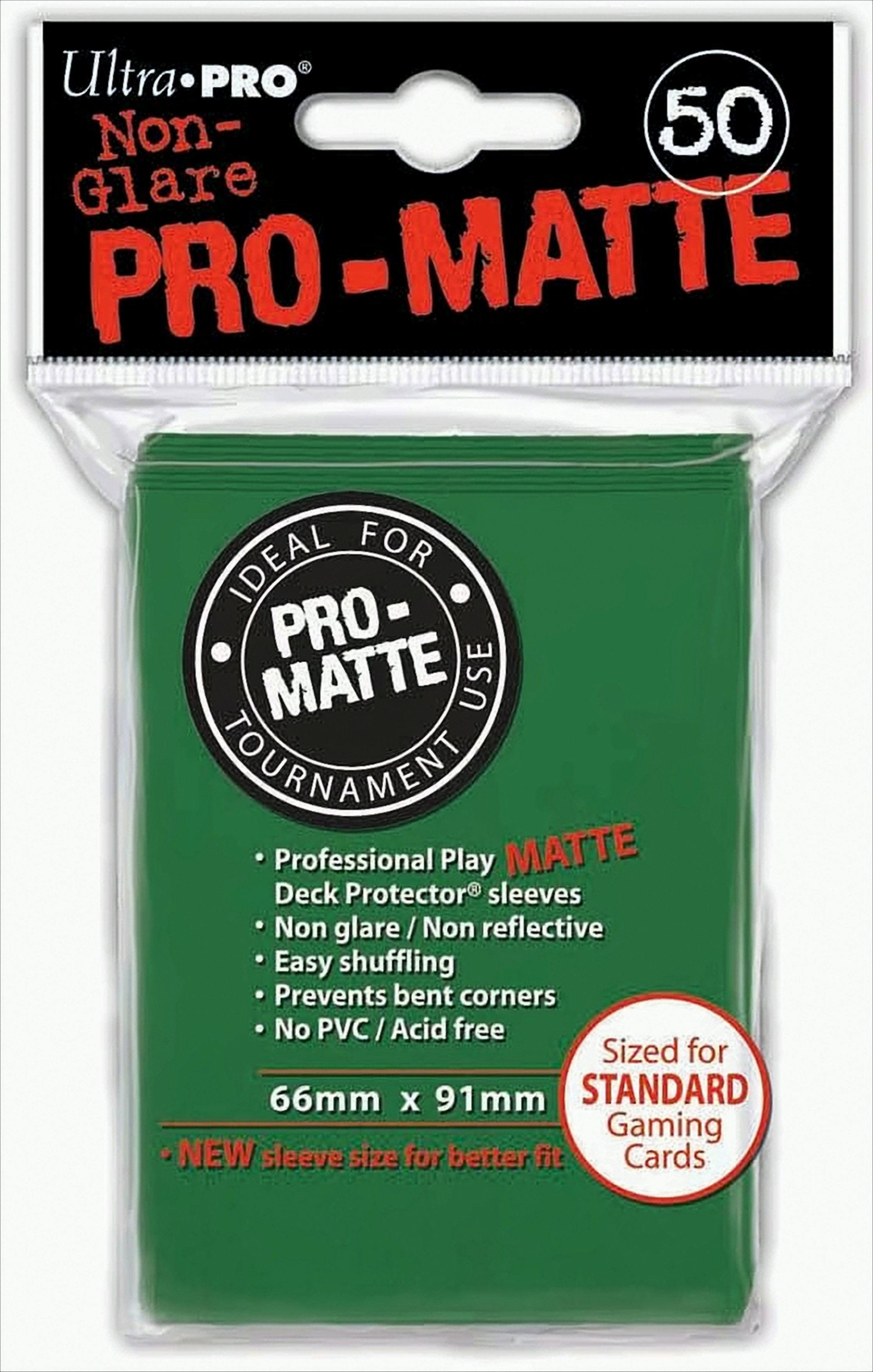 Ultra Pro Sammelkarte Ultra Pro-Matte Sleeves green (50 ct)