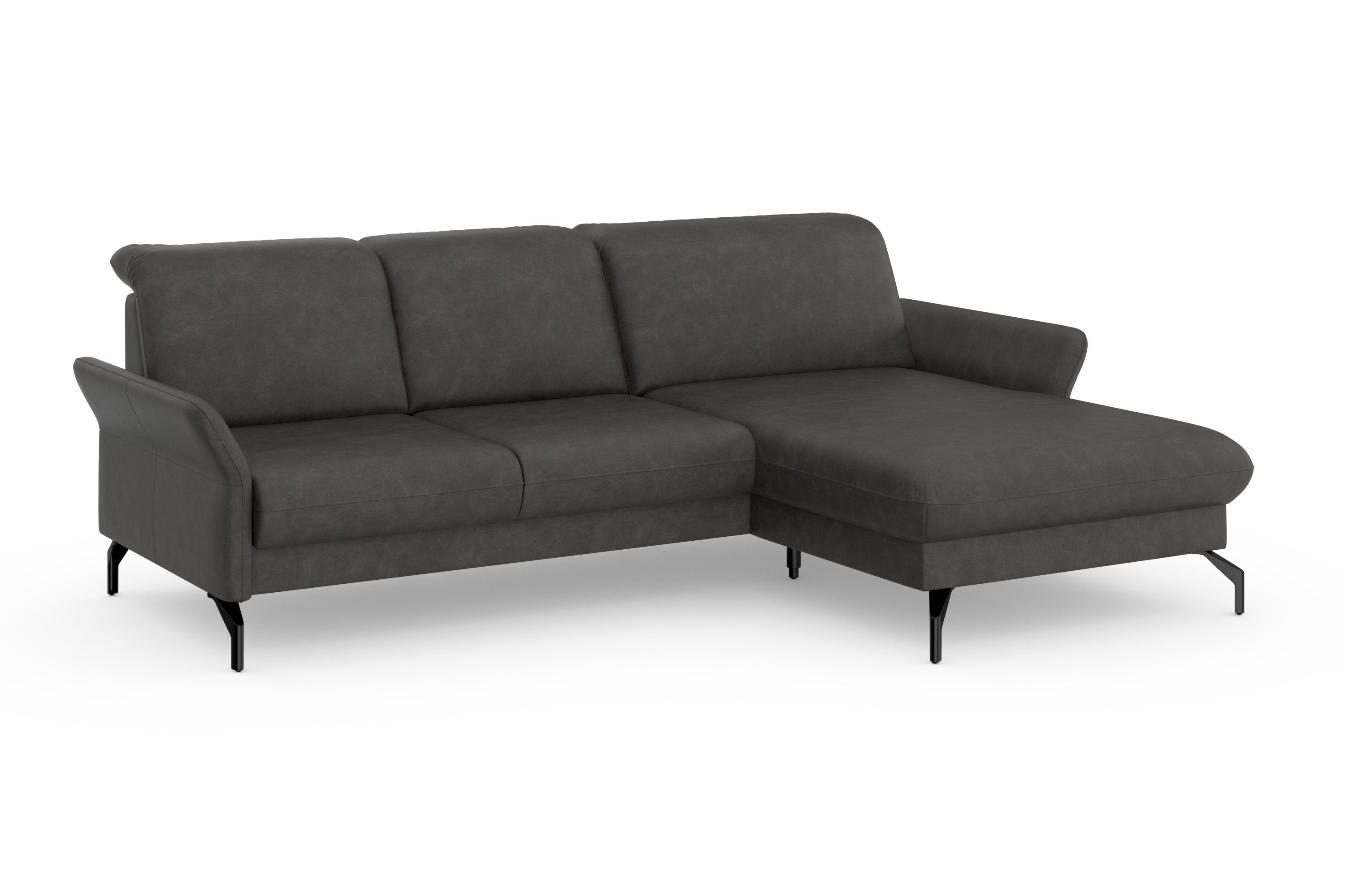 sit&more Ecksofa Fashion, wahlweise motorisch Vorziehsitz, und mit Kopfteilverstellung