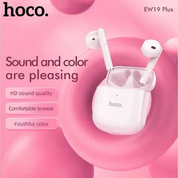 HOCO Drahtloses Bluetooth-Headset TWS EW19 Plus delighted pink Bluetooth-Kopfhörer