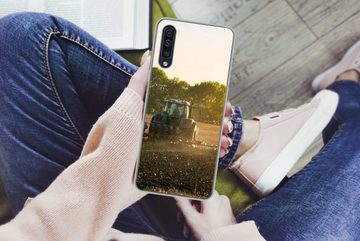 MuchoWow Handyhülle Traktor - Vogel - Land, Handyhülle Samsung Galaxy A50, Smartphone-Bumper, Print, Handy