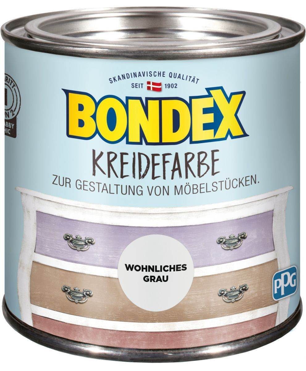 Bondex Kreidefarbe Bondex Kreidefarbe Wohnliches Grau 0,5l