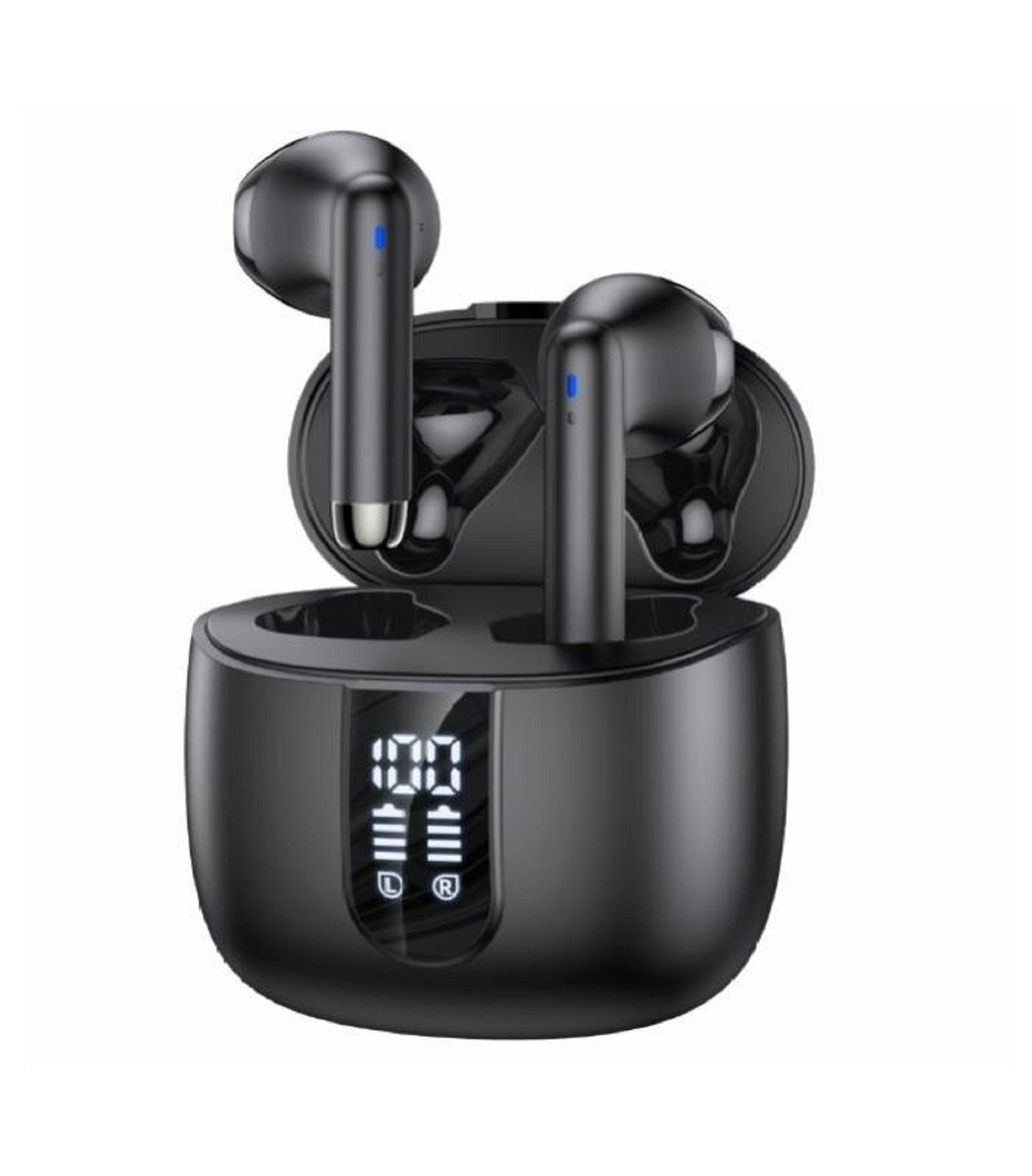 Yesido Bluetooth Kopfhörer TWS22 LED BT5.3 Schwarz Bluetooth-Kopfhörer (Bluetooth, LED-Ladeanzeige, Stereo TWS, ergonomisch)