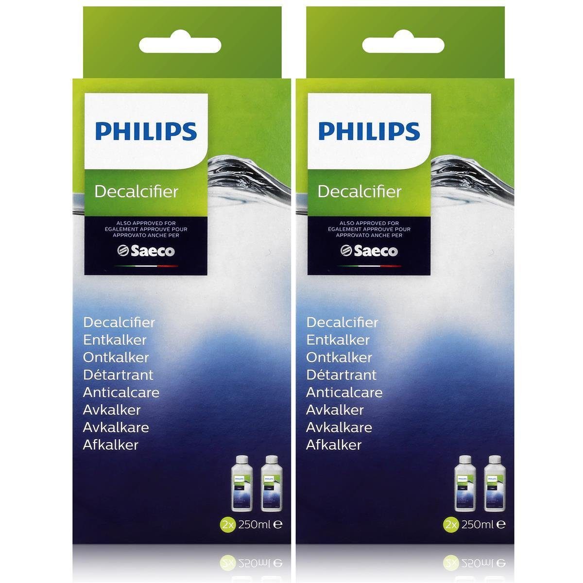 Philips Saeco CA6700/10 Entkalker 2x250ml - Für Kaffeevollautomaten (2 Entkalker