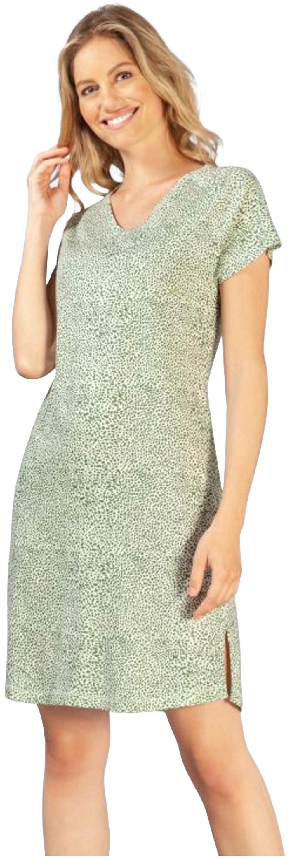 Hajo Nachthemd Damen Schlafshirt mit kurzem Arm (1-tlg) Modisches Design