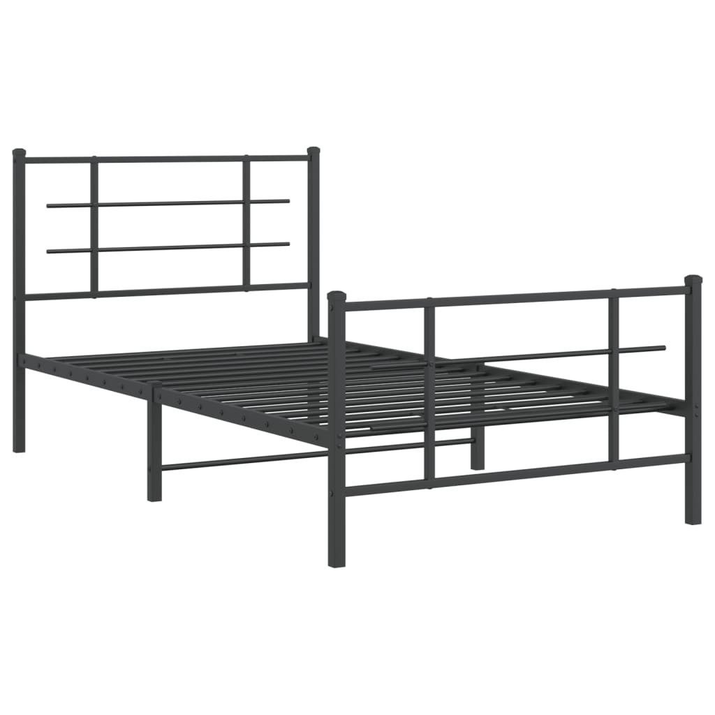 vidaXL Bett Bettgestell mit Kopf- und günstig online kaufen