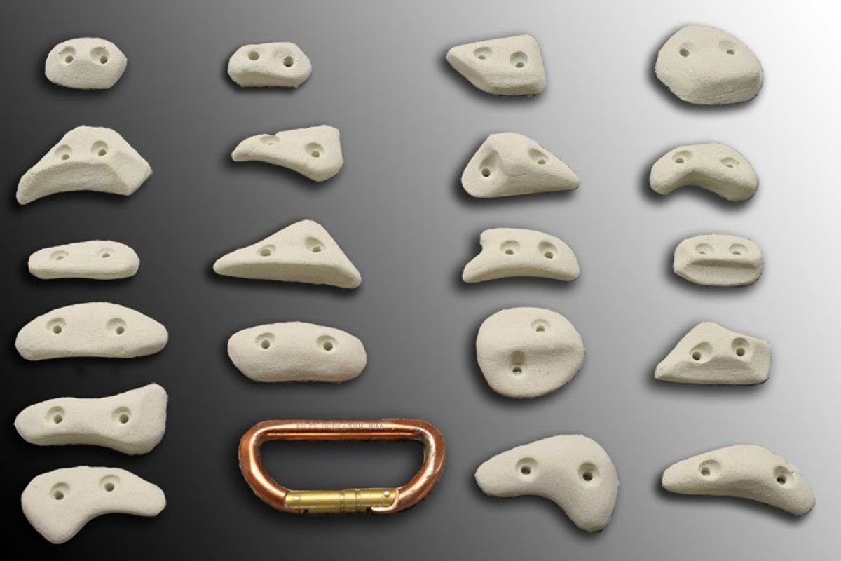Move it Climbingholds Kletterwand Footsteps 3 (Spax) Klettergriffe XS von Move-it-Climbingholds