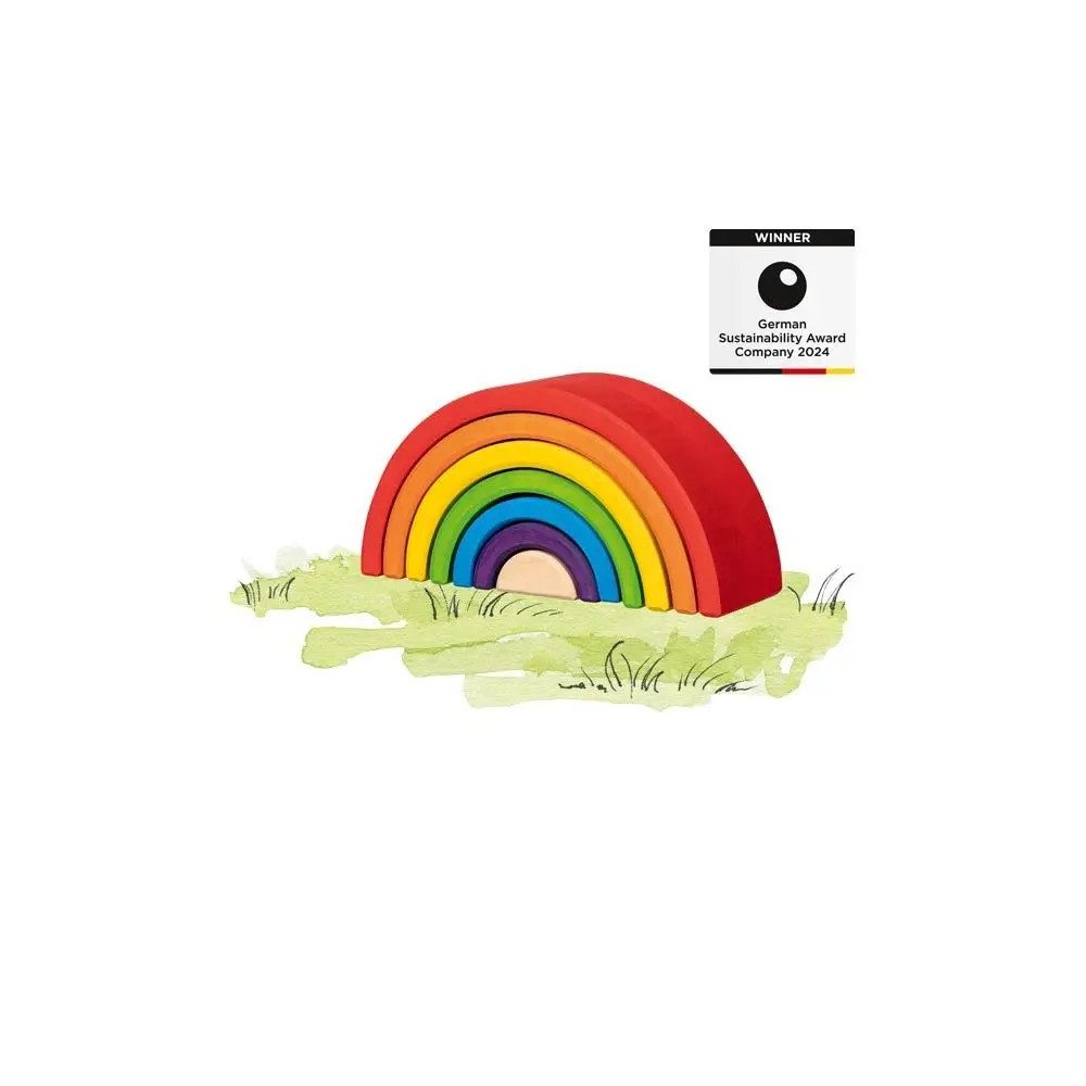 Gollnest & Kiesel Stapelspielzeug Bausteine, Kleiner Regenbogen