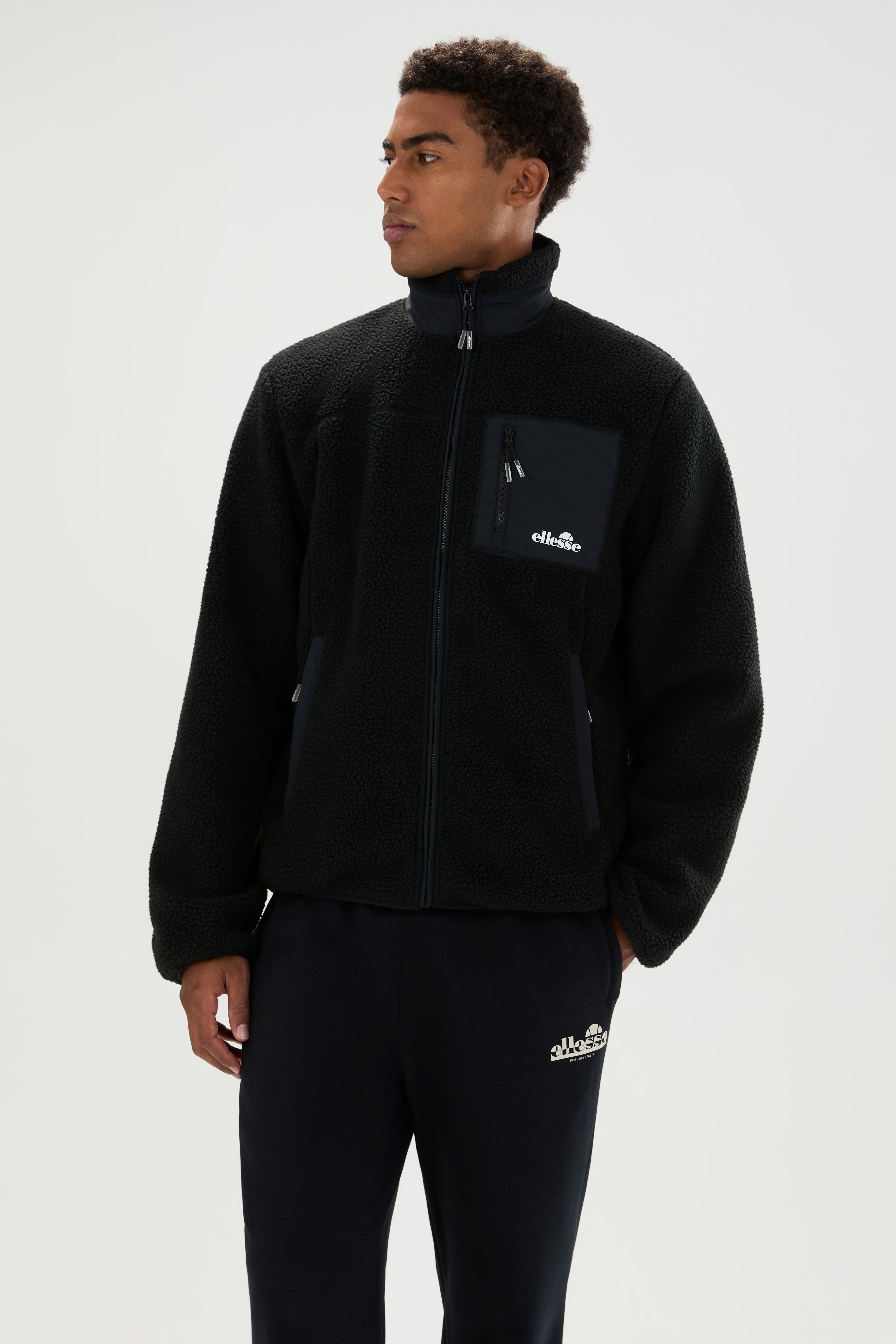 Ellesse Fleecejacke ZERANO 2 FZ JACKET mit Reißverschluss, normale Länge, aus Polyester
