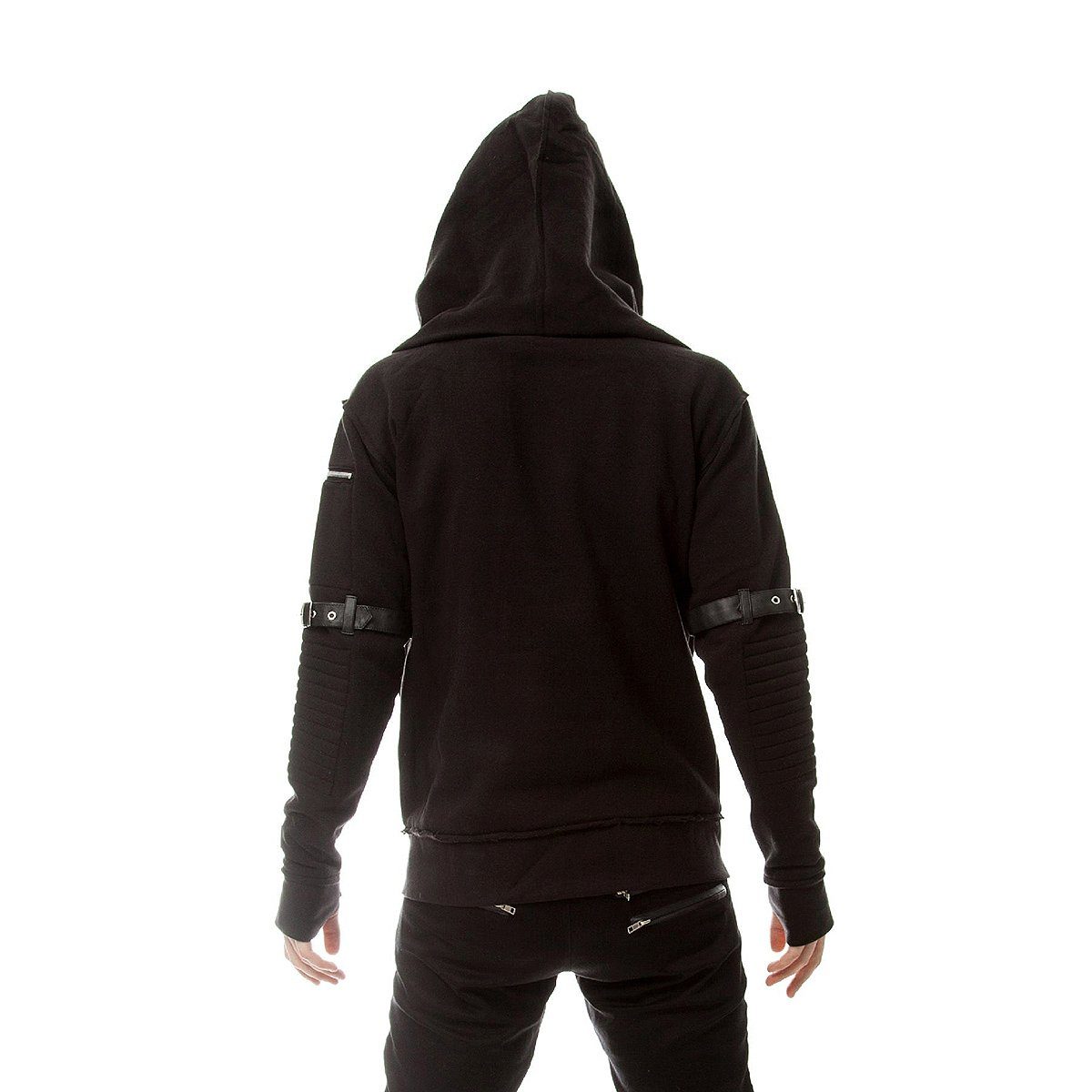 Vixxsin Hoodie Voyage Hood Gothic Metal Zips Punk Hoodie Sweatshirt günstig online kaufen