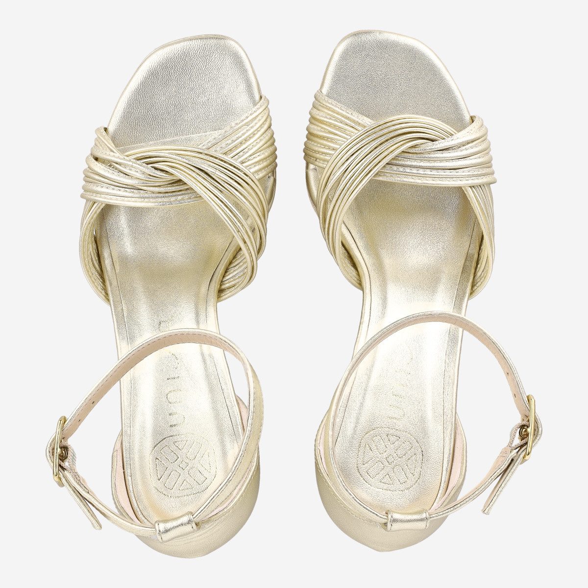 Unisa Unisa SELENA_LMT PLATINO, Sandaletten, Gold, Damen Sandalette
