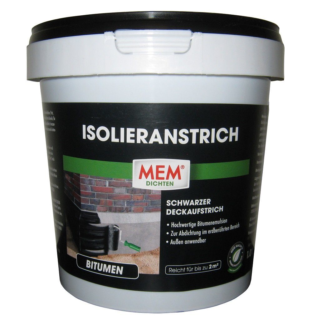 MEM Bauchemie Fugenmörtel MEM Isolieranstrich Lösemittelfrei 1 Ltr