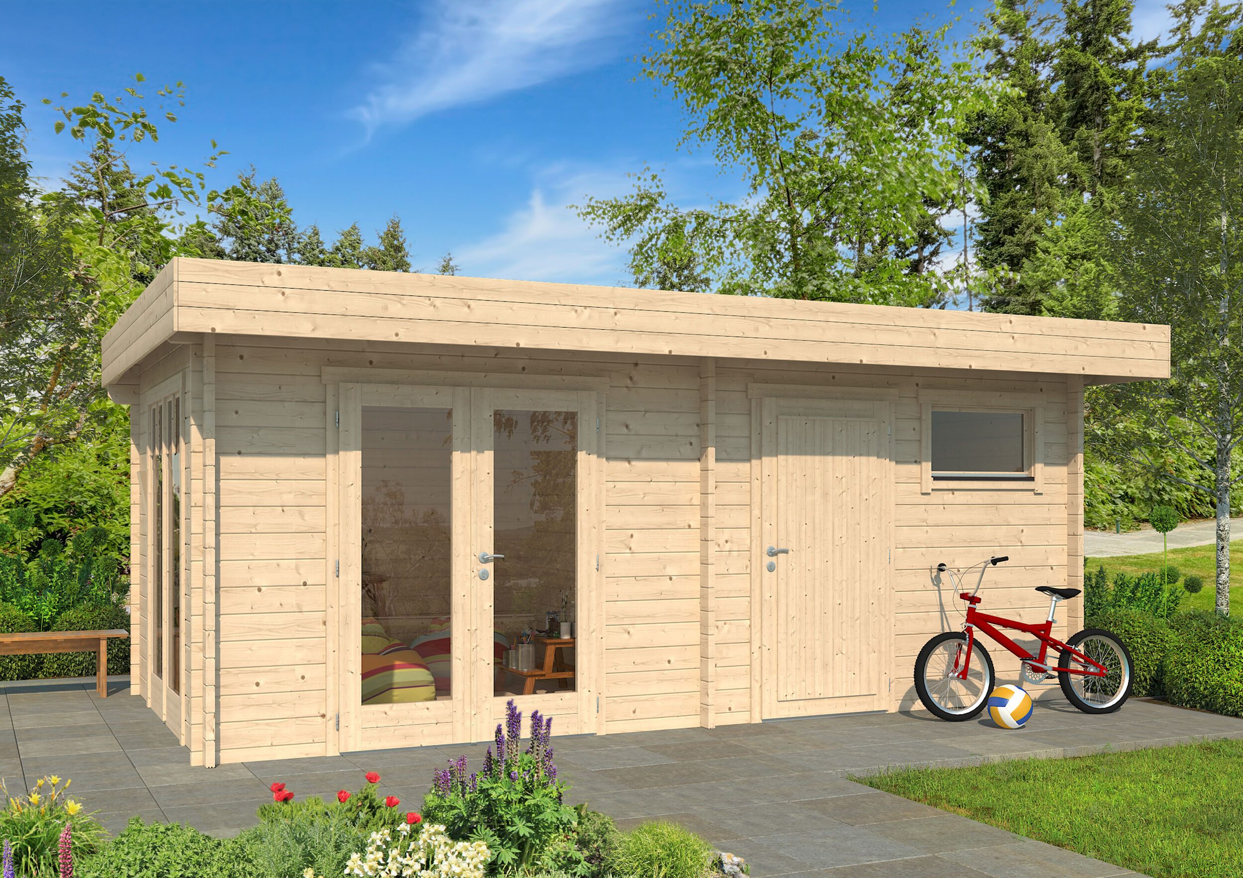 Fjordholz Gartenhaus Helmer 44