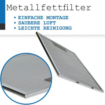 DeClean Metallfettfilter Filter für Dunstabzugshaube 305mm x 267mm