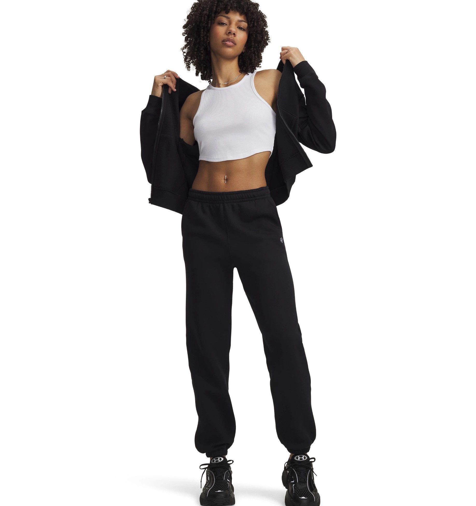 Under Armour® Jogginghose RIVAL FLC GYM PANT aus Baumwolle und Polyester, erhältlich in den Größen XS bis XXL