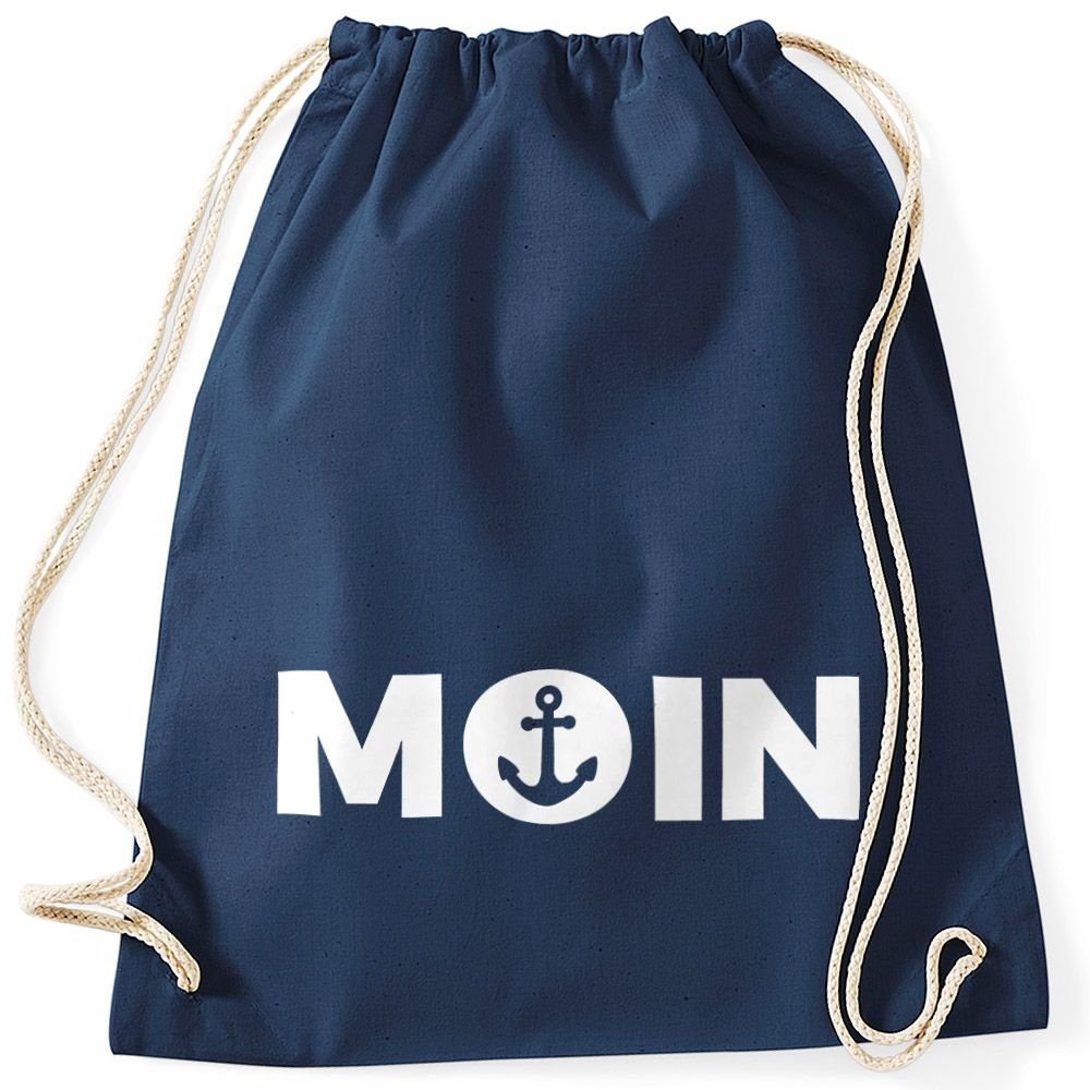 MoonWorks Turnbeutel Cooler Moin mit Turnbeutel Moonworks® Anker navy