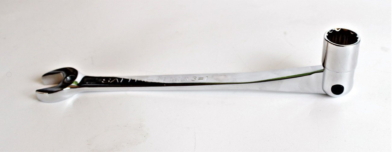 Thumbnail - Saltus Gabelschlüssel SALTUS Gabel-Gelenksteckschlüssel 12 mm Schraubenschlüssel Mauls…