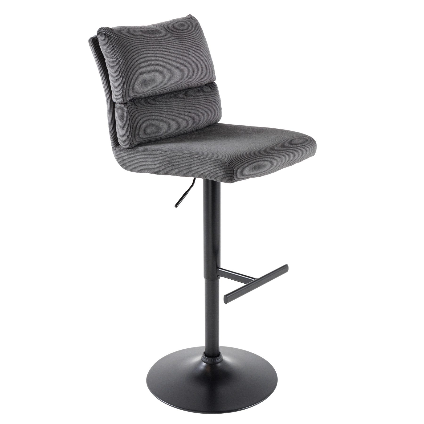 riess-ambiente Barhocker COMFORT grau / schwarz günstig online kaufen