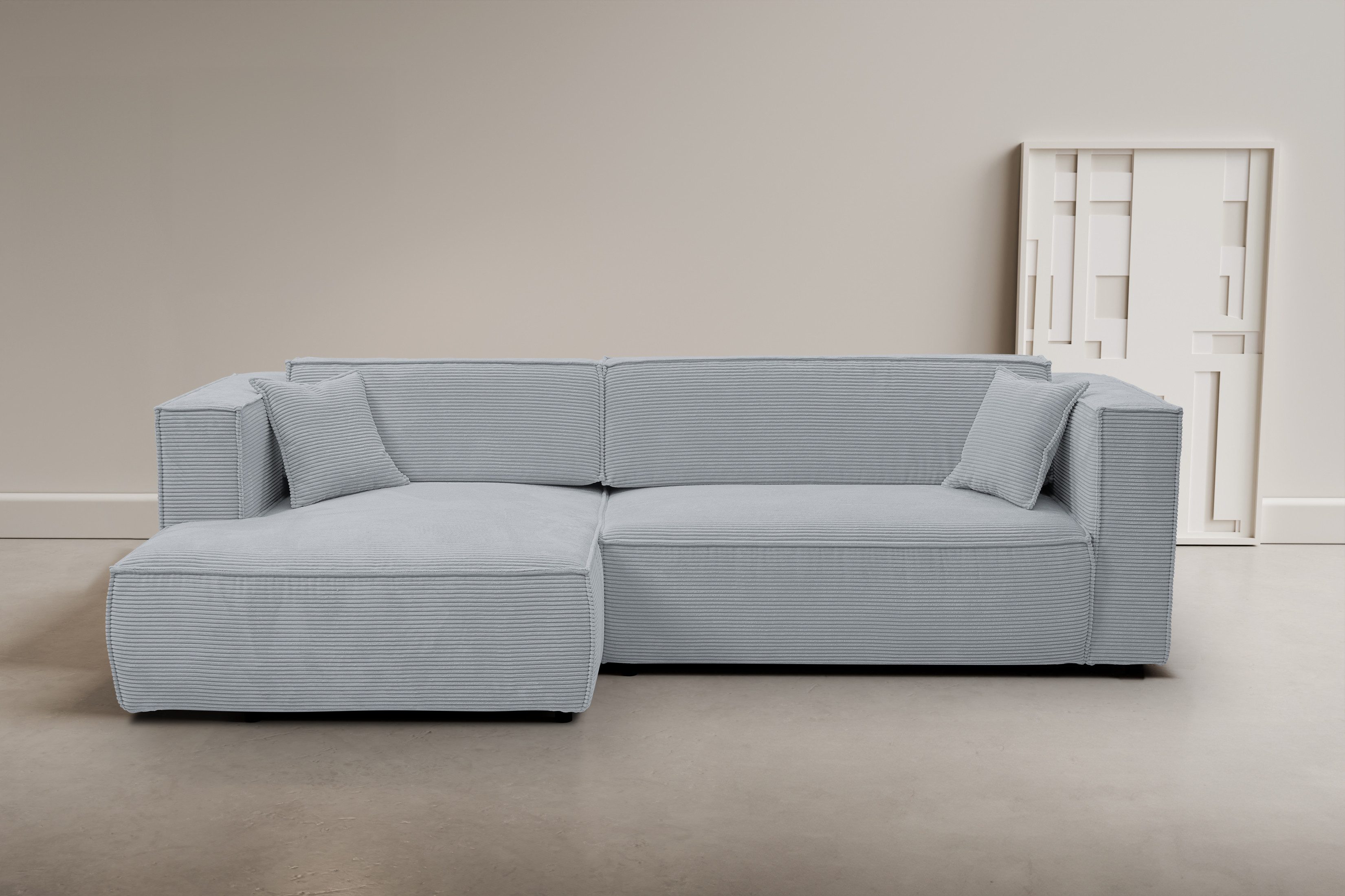 WERK2 Ecksofa "Atlanta-New, modernes Design, Stellmaße 280x147cm, L-Form, K günstig online kaufen