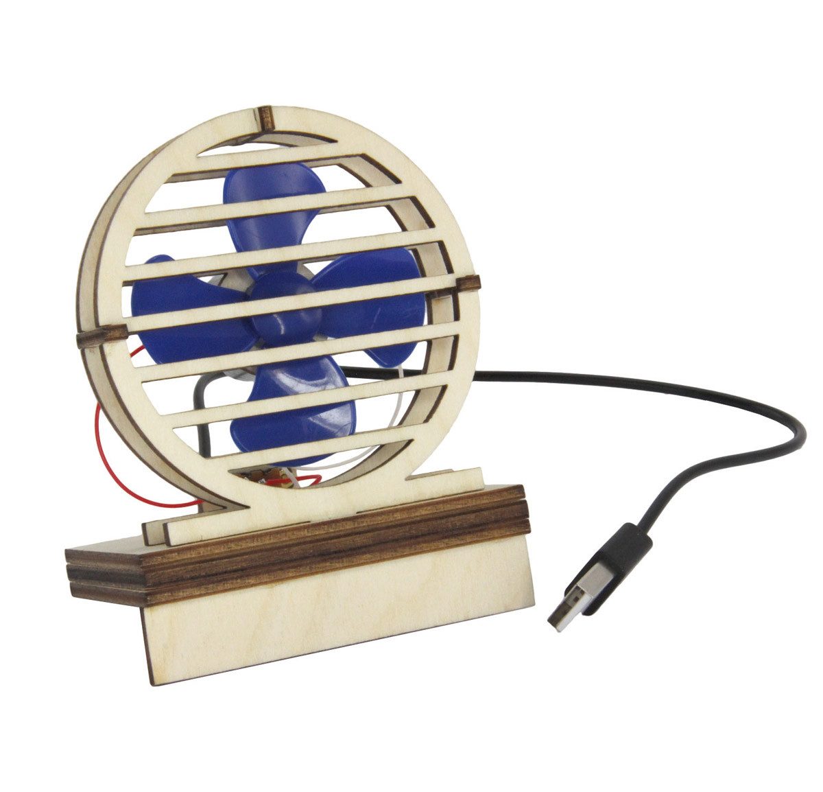 SOL-EXPERT group Modellbausatz Lötbausatz USB Lüfter auch für Löt-Einsteiger