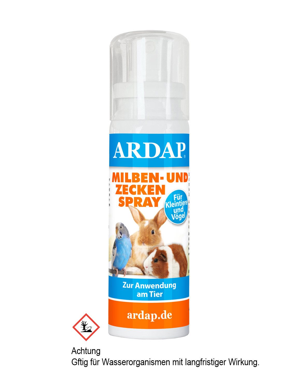 Insektenspray ARDAP Milben- und Zeckenspray für Kleintiere und Vögel 100ml