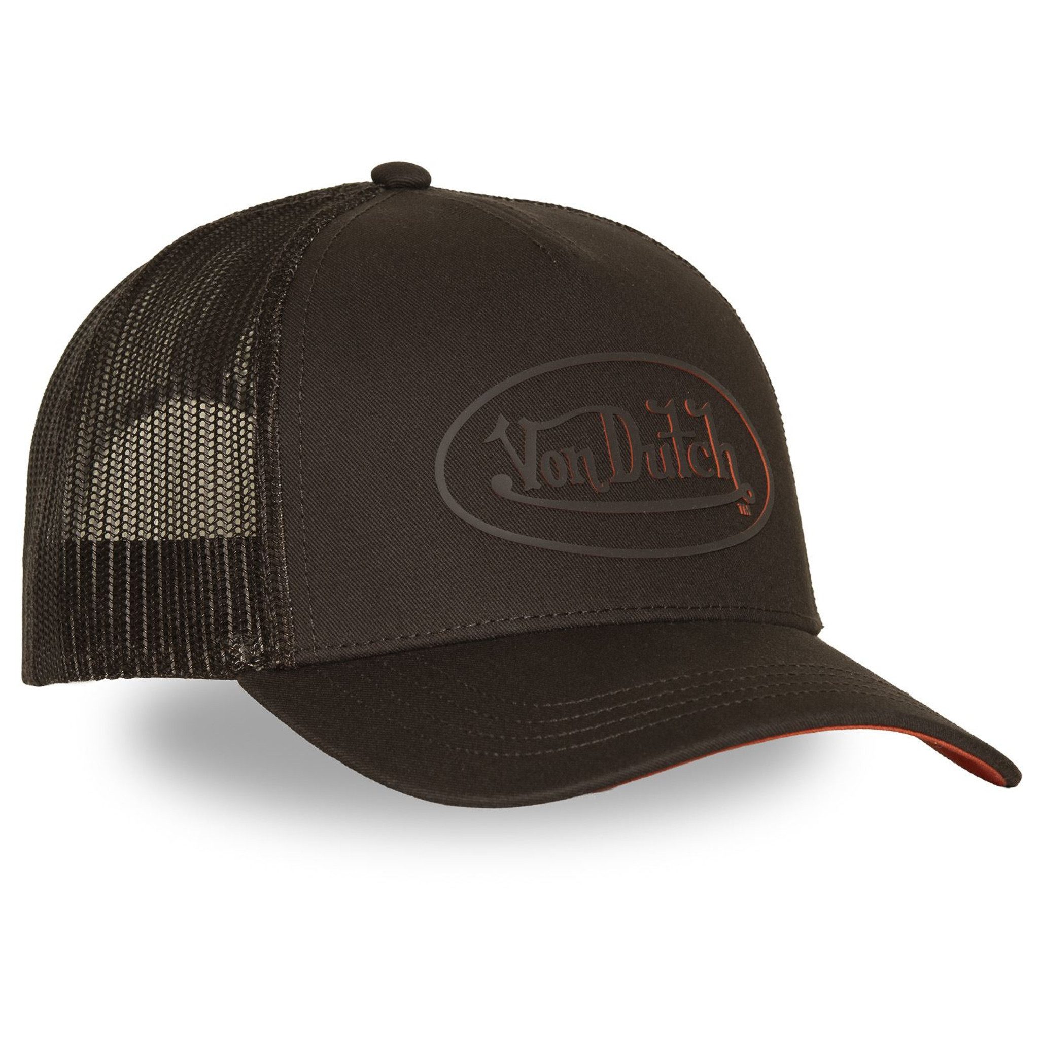 Von Dutch Trucker Cap Von Dutch Originals Trucker Cap - CALIFORNIA Twill Rubber T/T (Basecap, Basecap, Meshcap, Trucker Kappe)