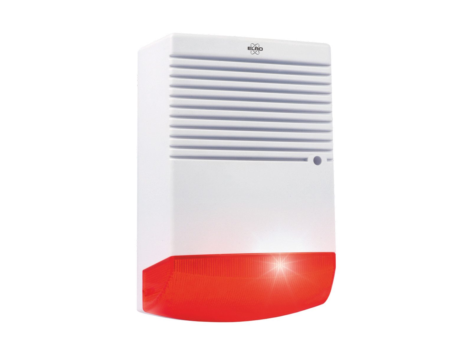 Elro Alarmsirenen-Attrappe (Alarmanlage Attrappe mit rot blinkender LED)
