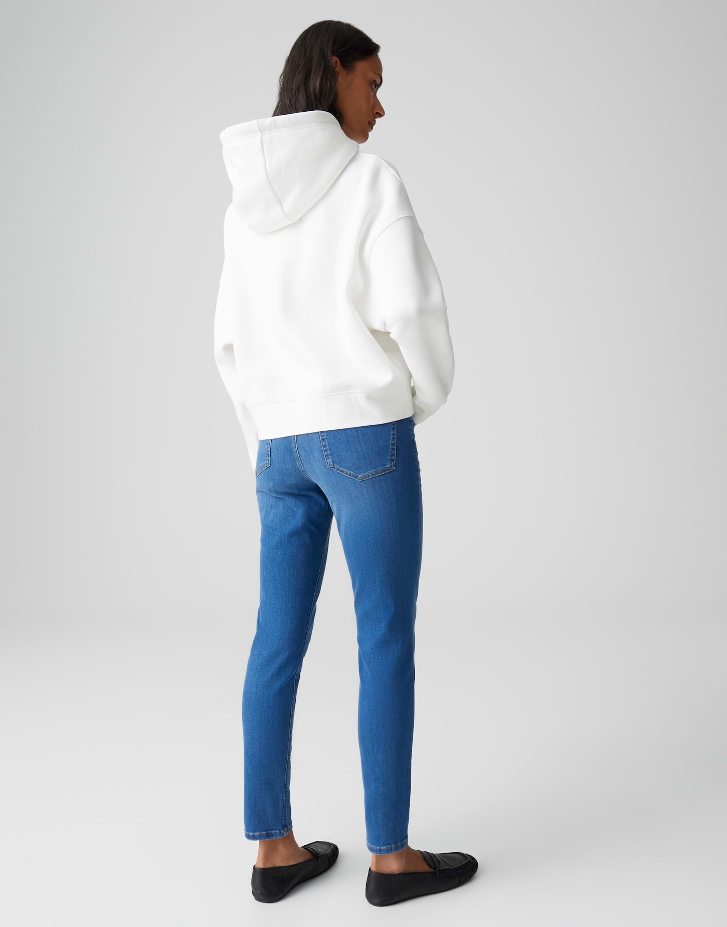 OPUS PANTS Skinny-fit-Jeans ENJA EASE mit Powerstretch Low Rise Ankle, Spanish Cotton, Zip-Fly