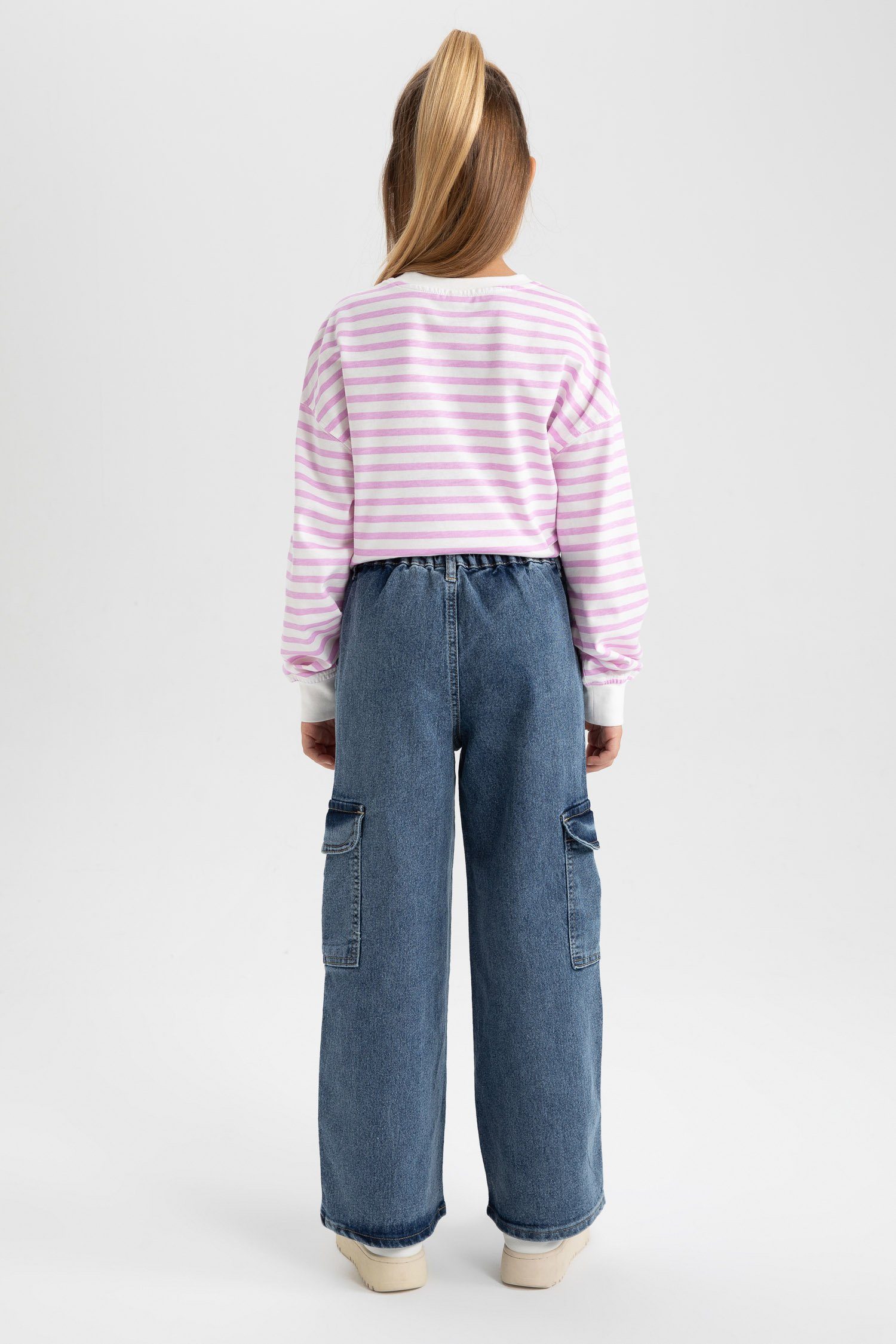 CARGO DeFacto WIDELEG Jeans Mädchen Jeans Weite Weite